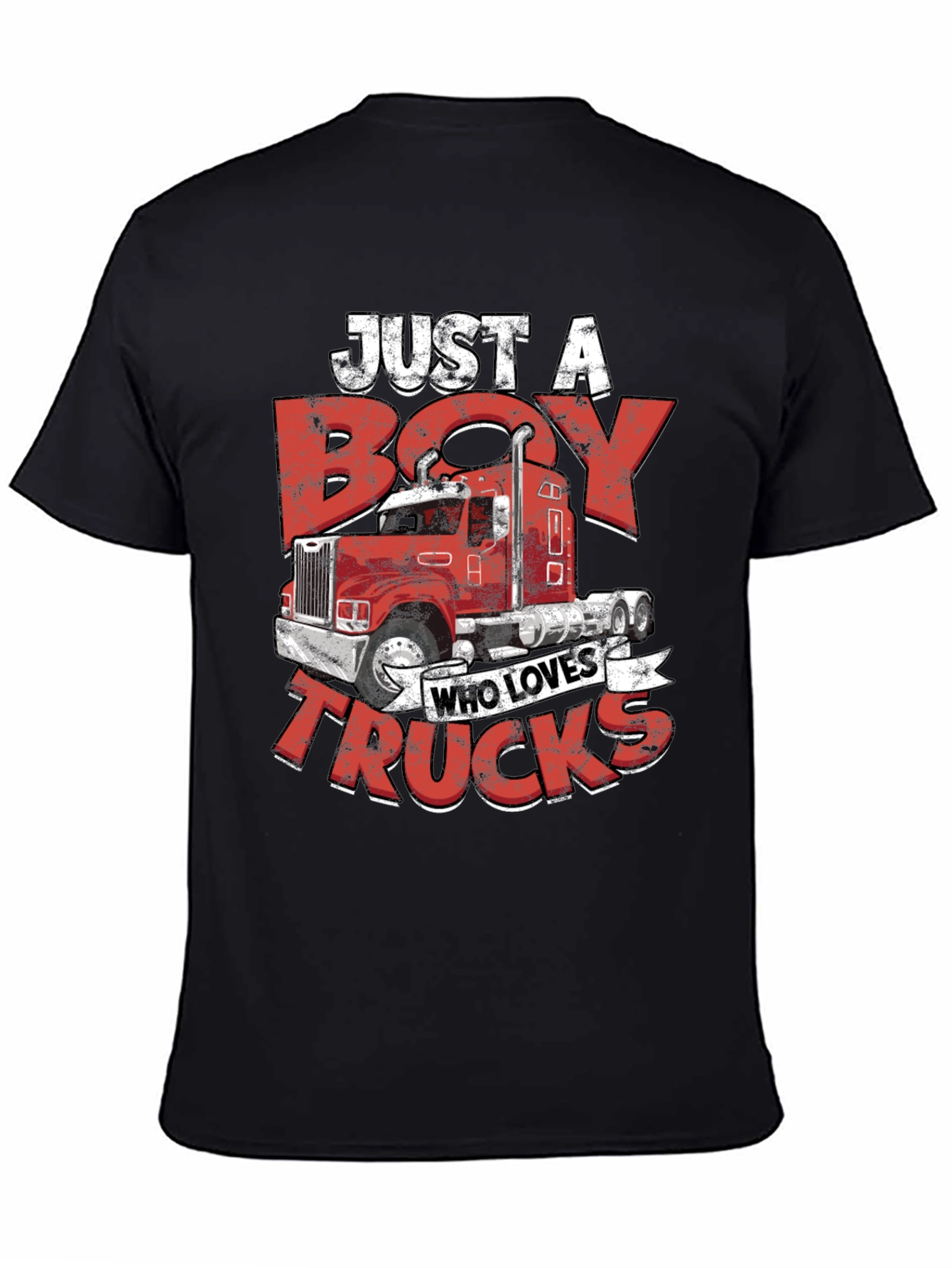 Boy Who Loves Trucks T-Shirt