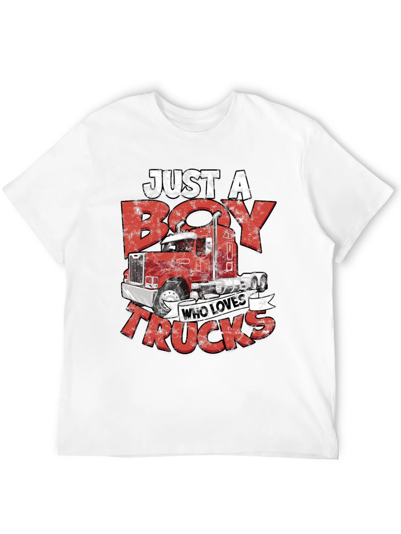 Boy Who Loves Trucks T-Shirt