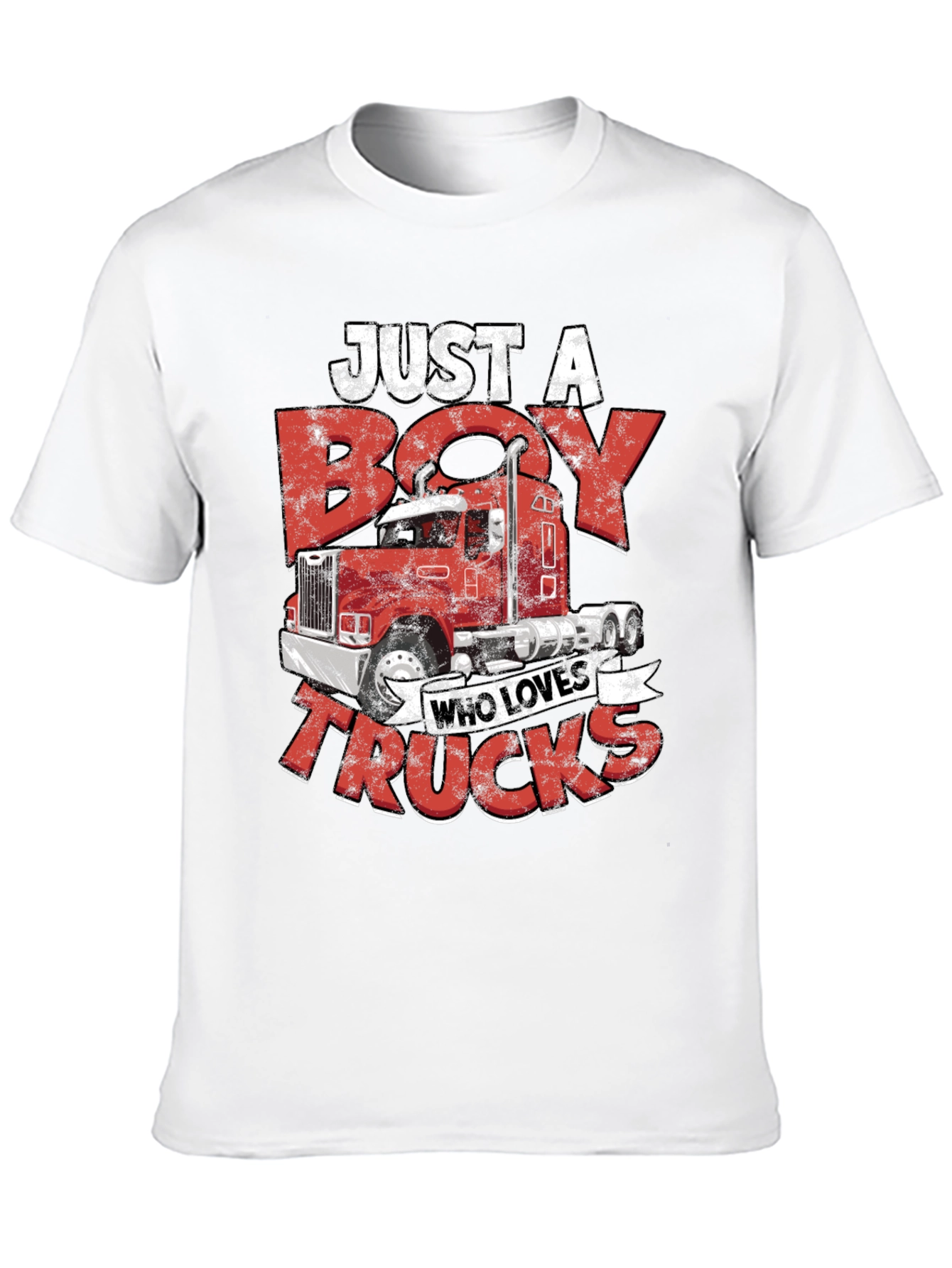 Boy Who Loves Trucks T-Shirt