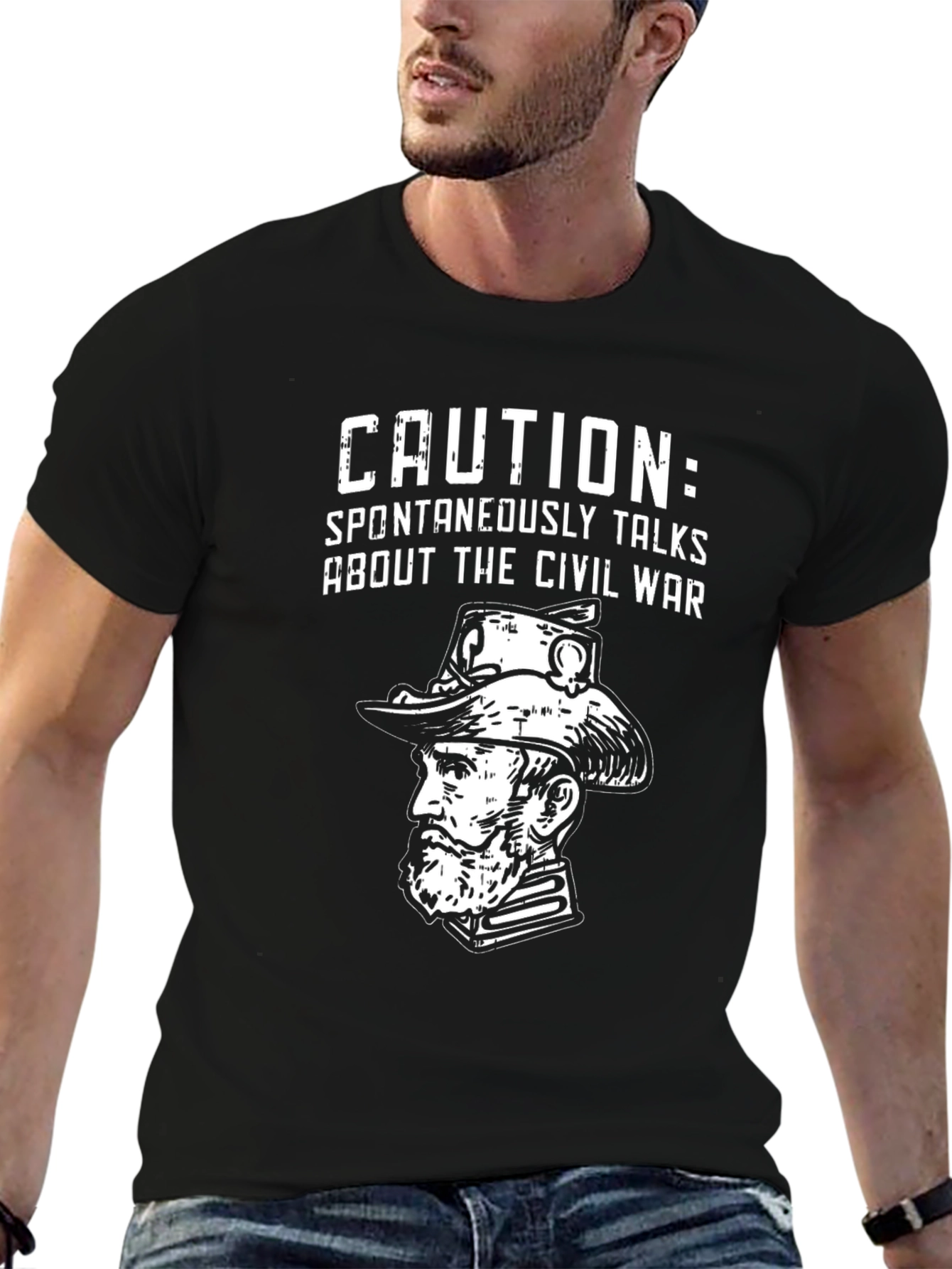 Civil War T-Shirt - Caution Spontaneous Talks Tee