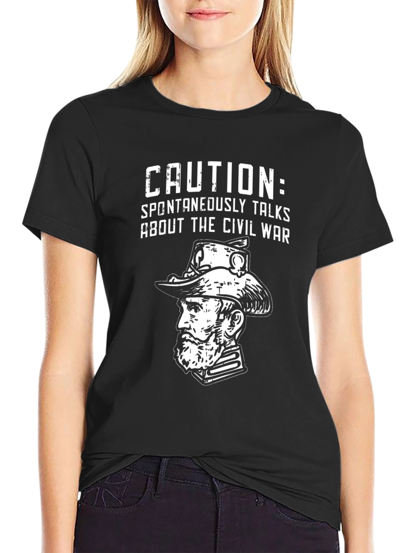 Civil War T-Shirt - Caution Spontaneous Talks Tee