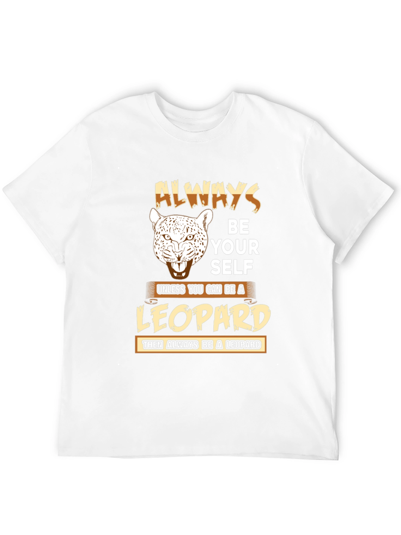 Always Be a Leopard Graphic T-Shirt