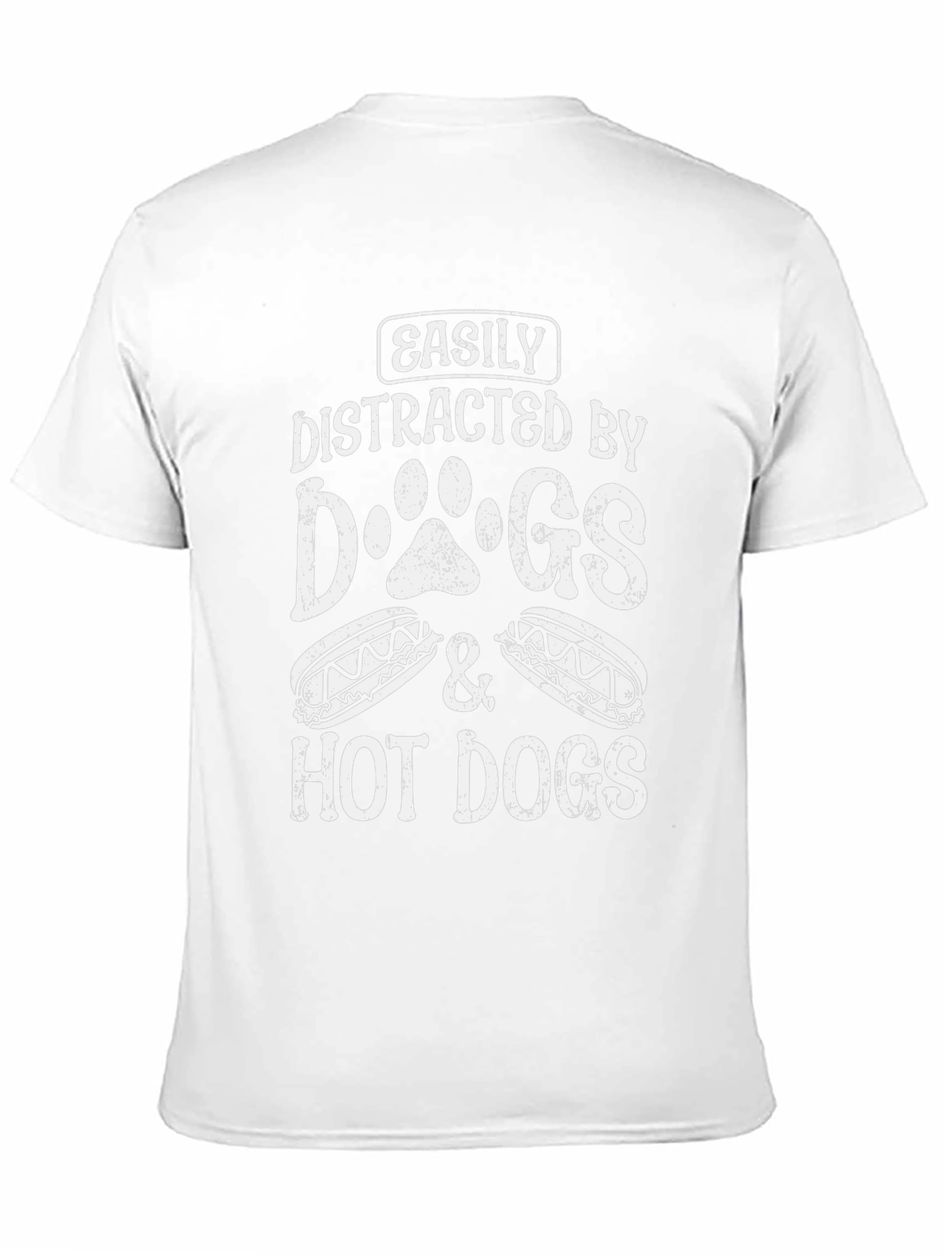 Easily Distracted by Dogs & Hot Dogs T-Shirt