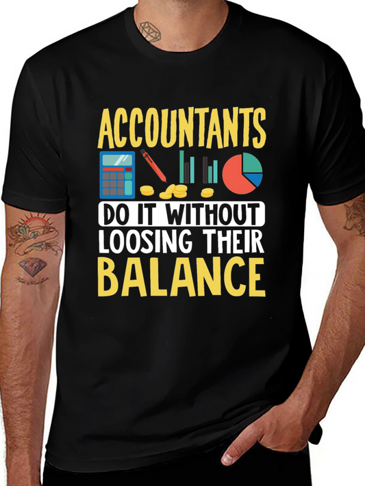 Accountants T-Shirt - Balance Design