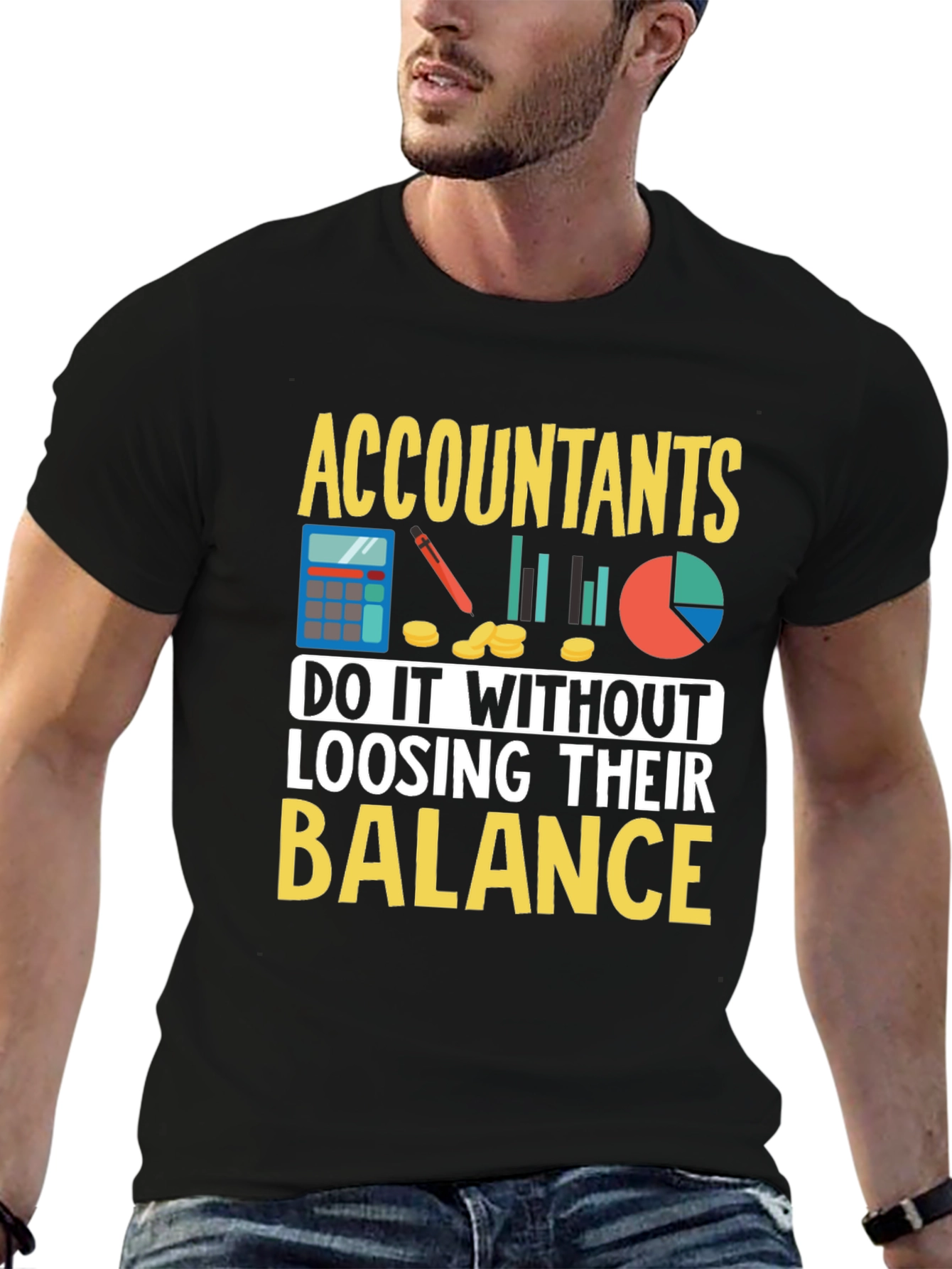 Accountants T-Shirt - Balance Design