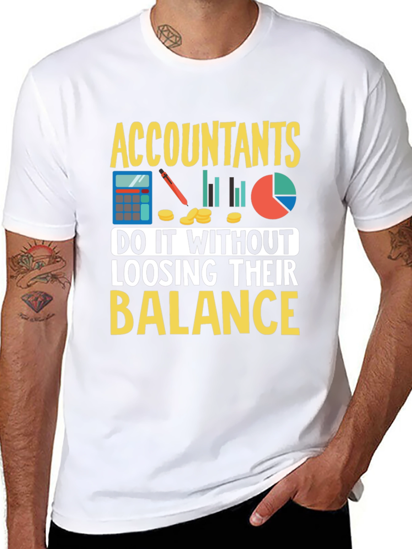 Accountants T-Shirt - Balance Design