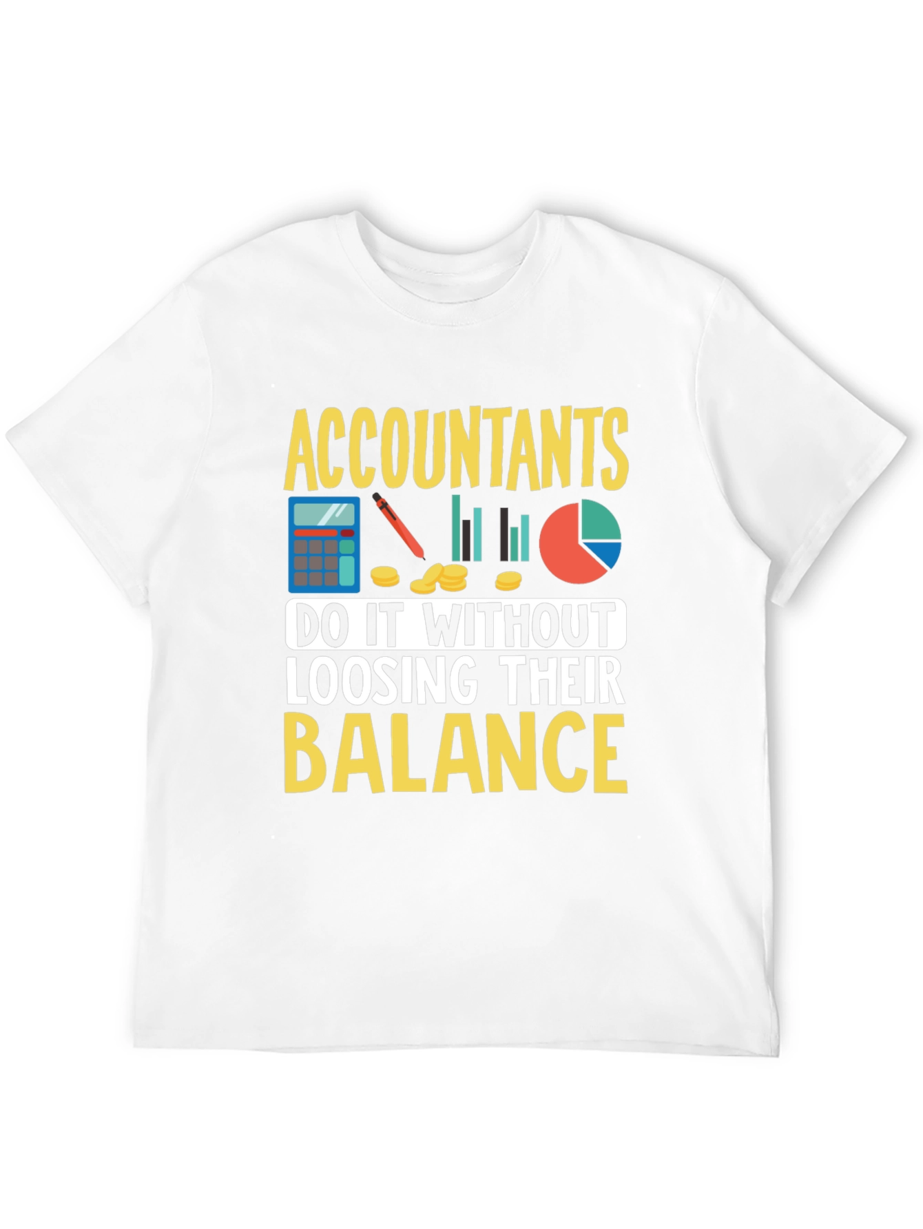 Accountants T-Shirt - Balance Design