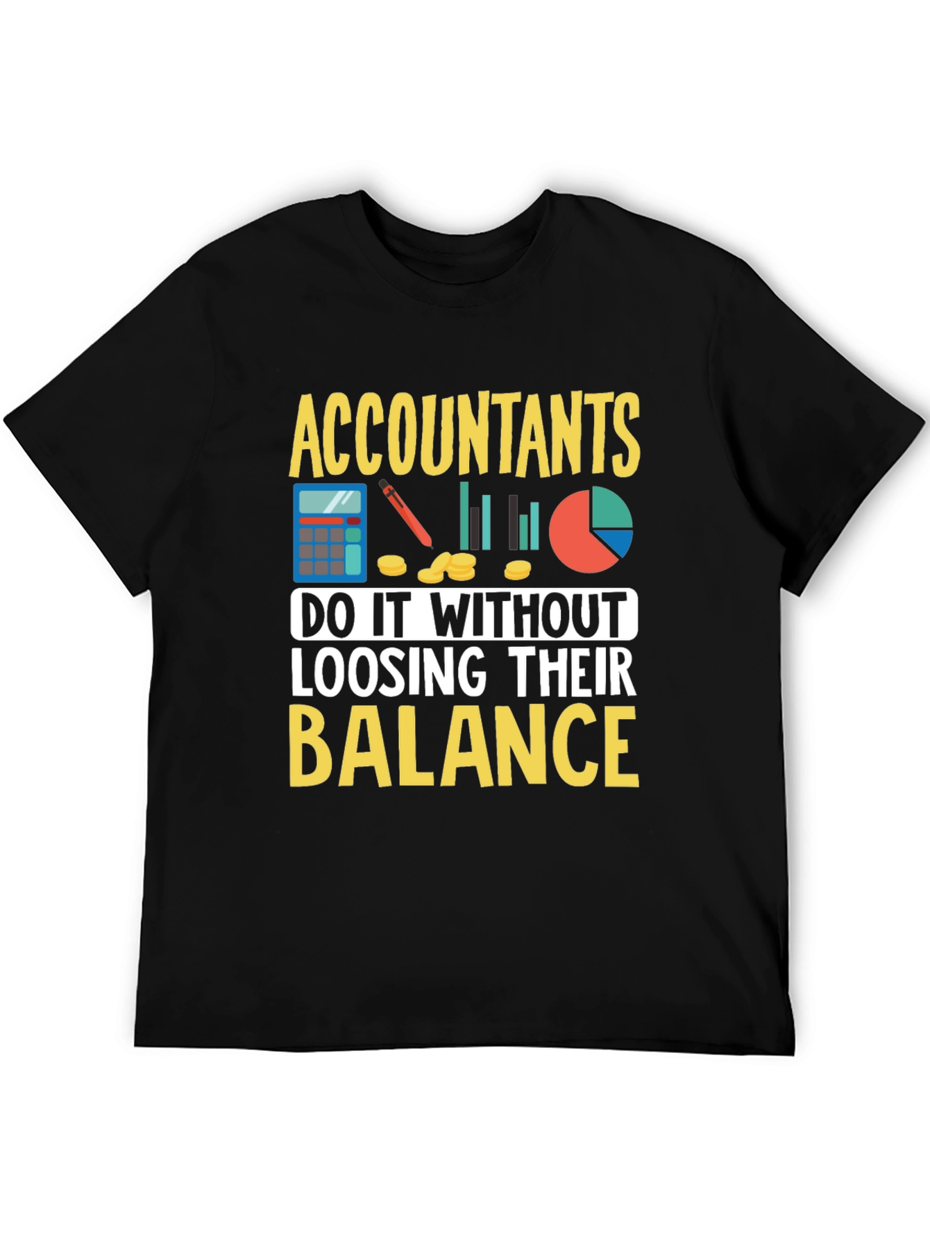 Accountants T-Shirt - Balance Design
