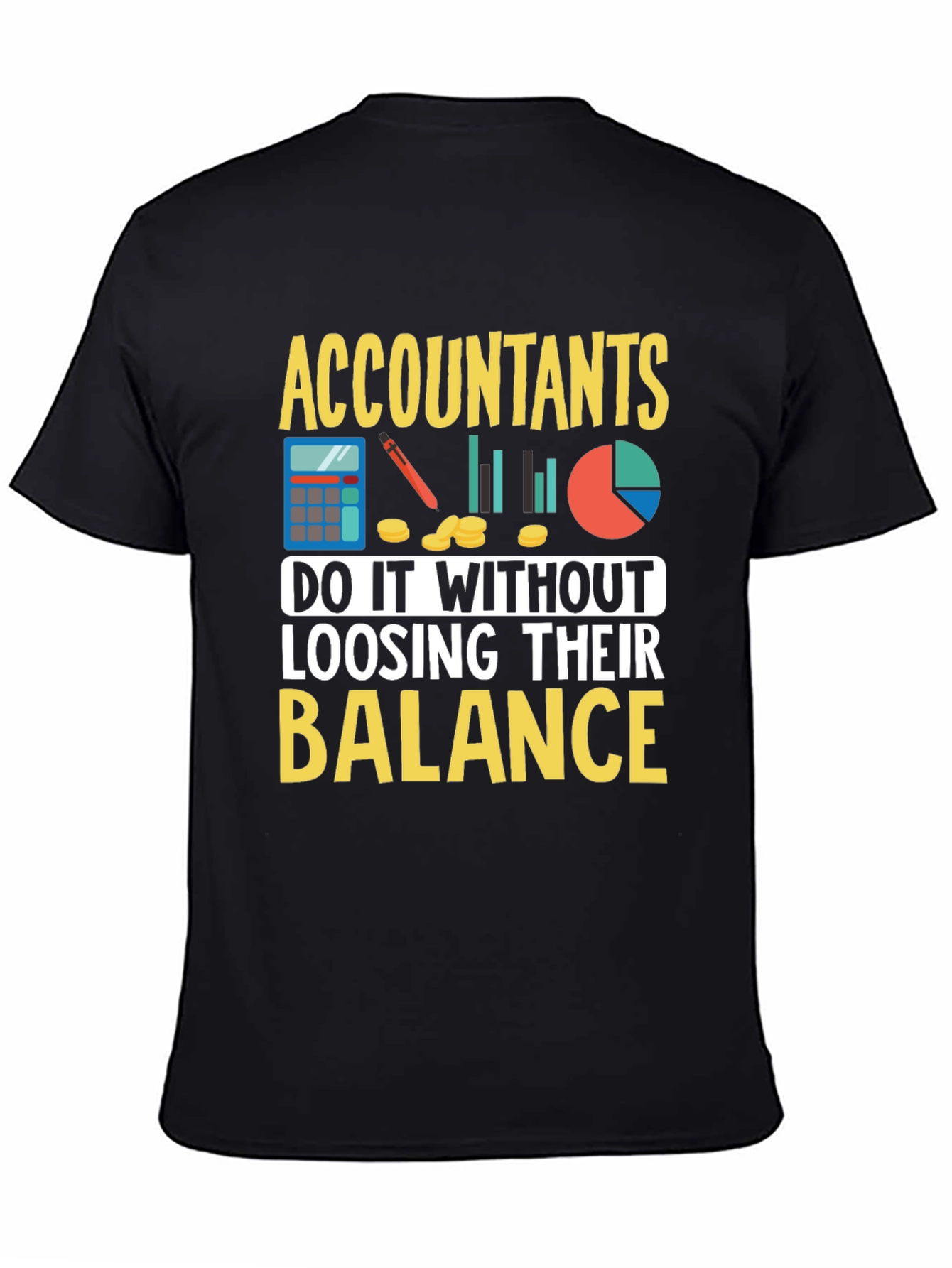 Accountants T-Shirt - Balance Design