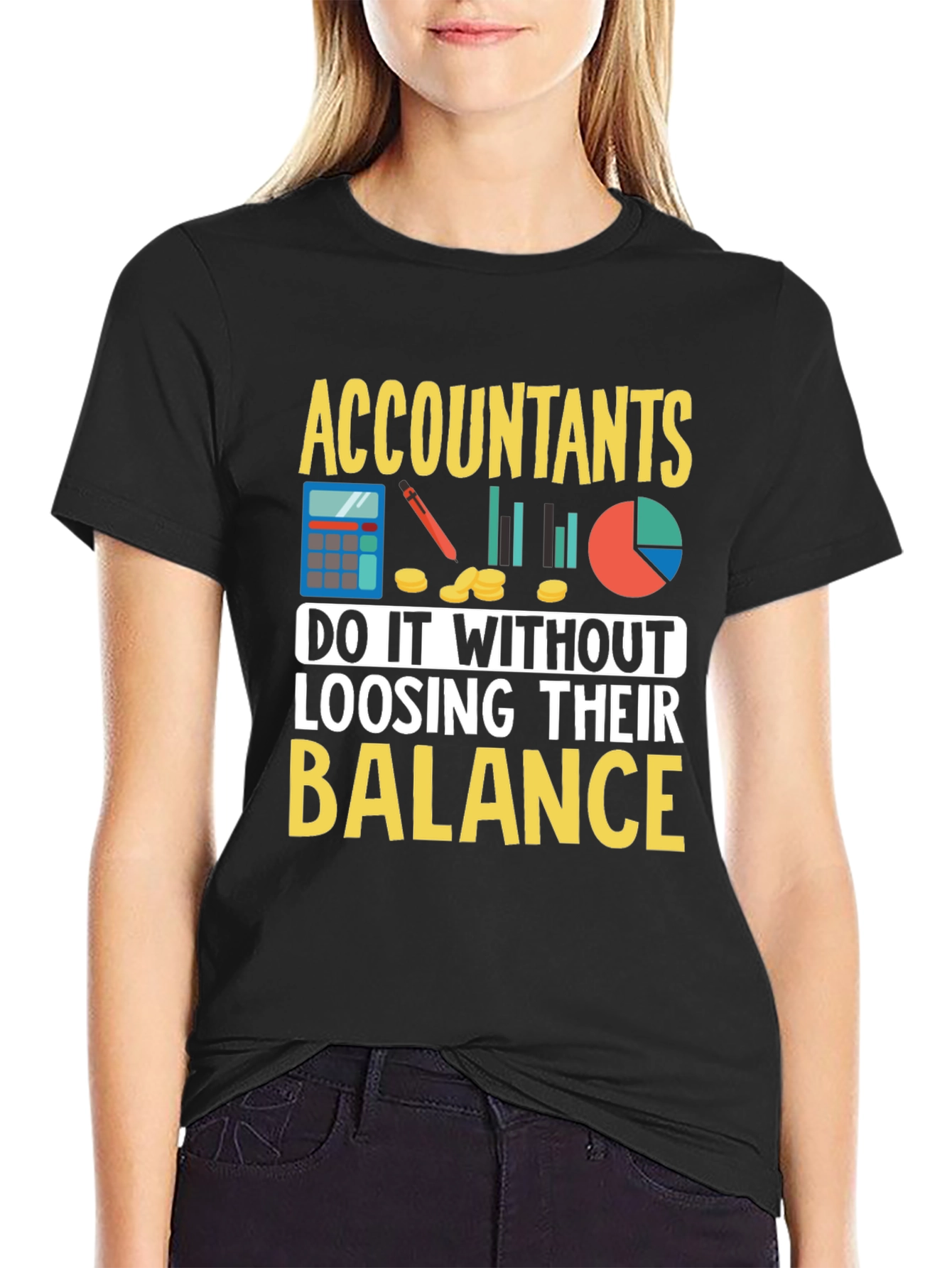 Accountants T-Shirt - Balance Design