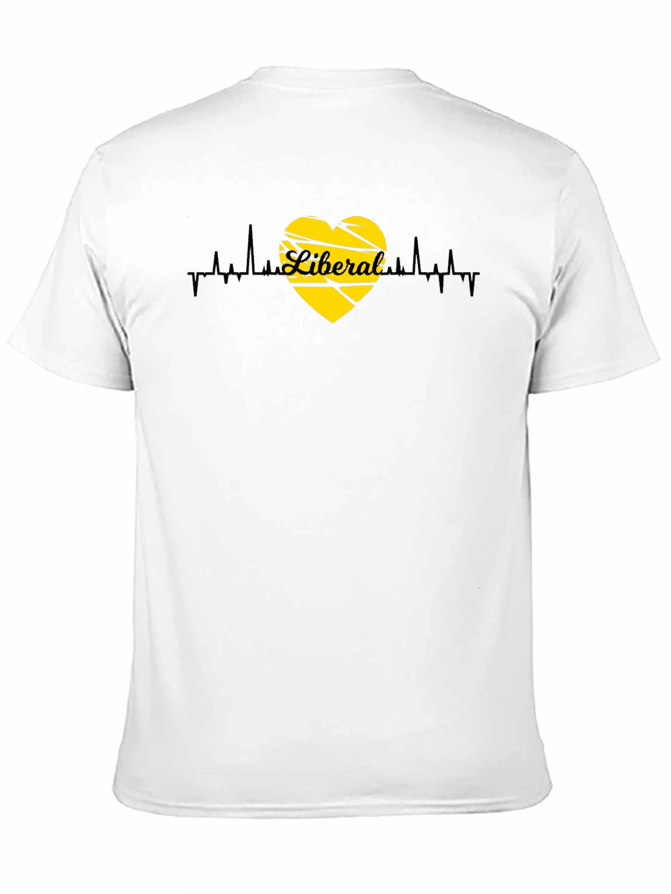 Liberal Heartbeat Graphic Tee - Black
