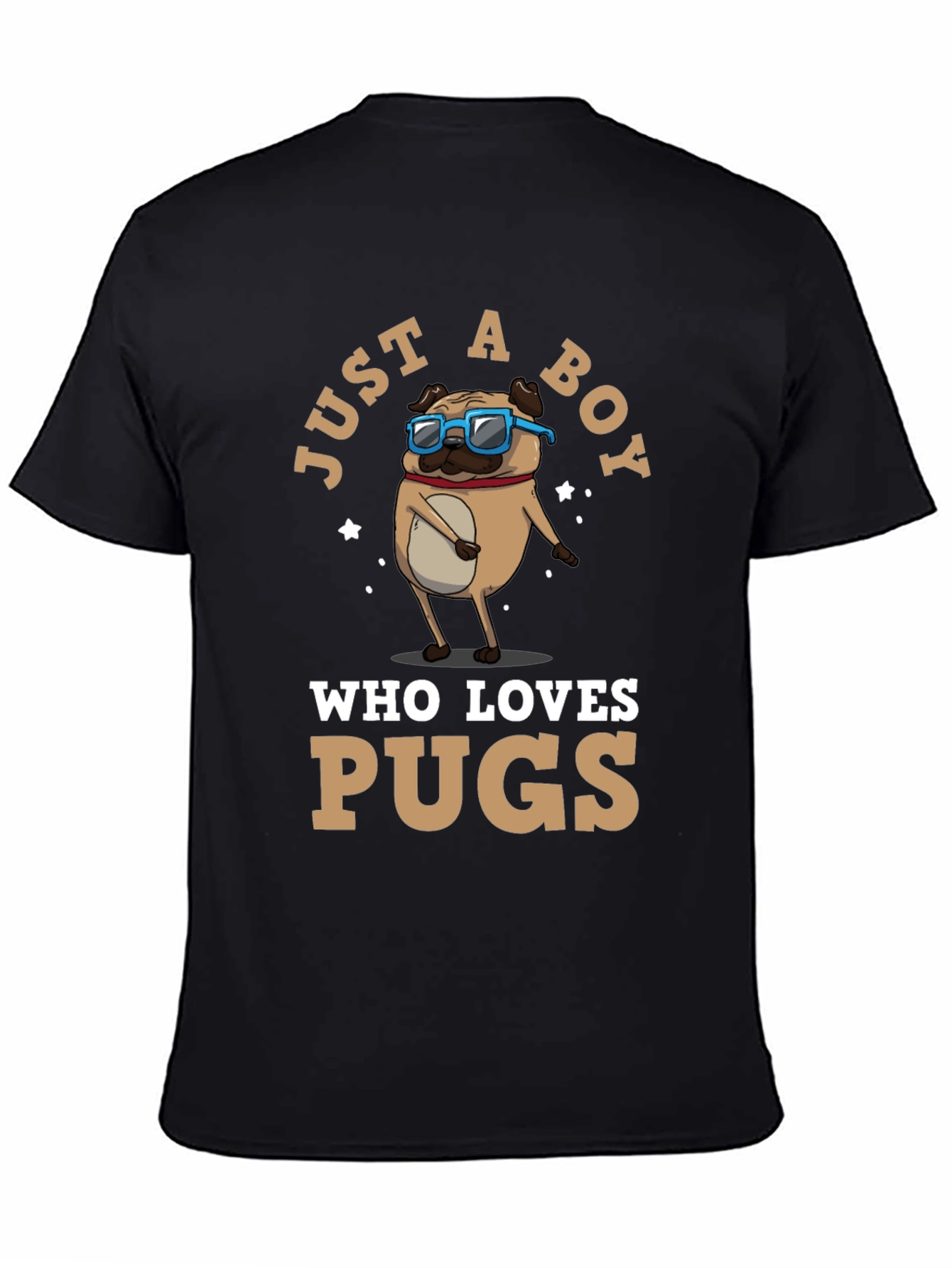 Just a Boy Who Loves Pugs T-Shirt