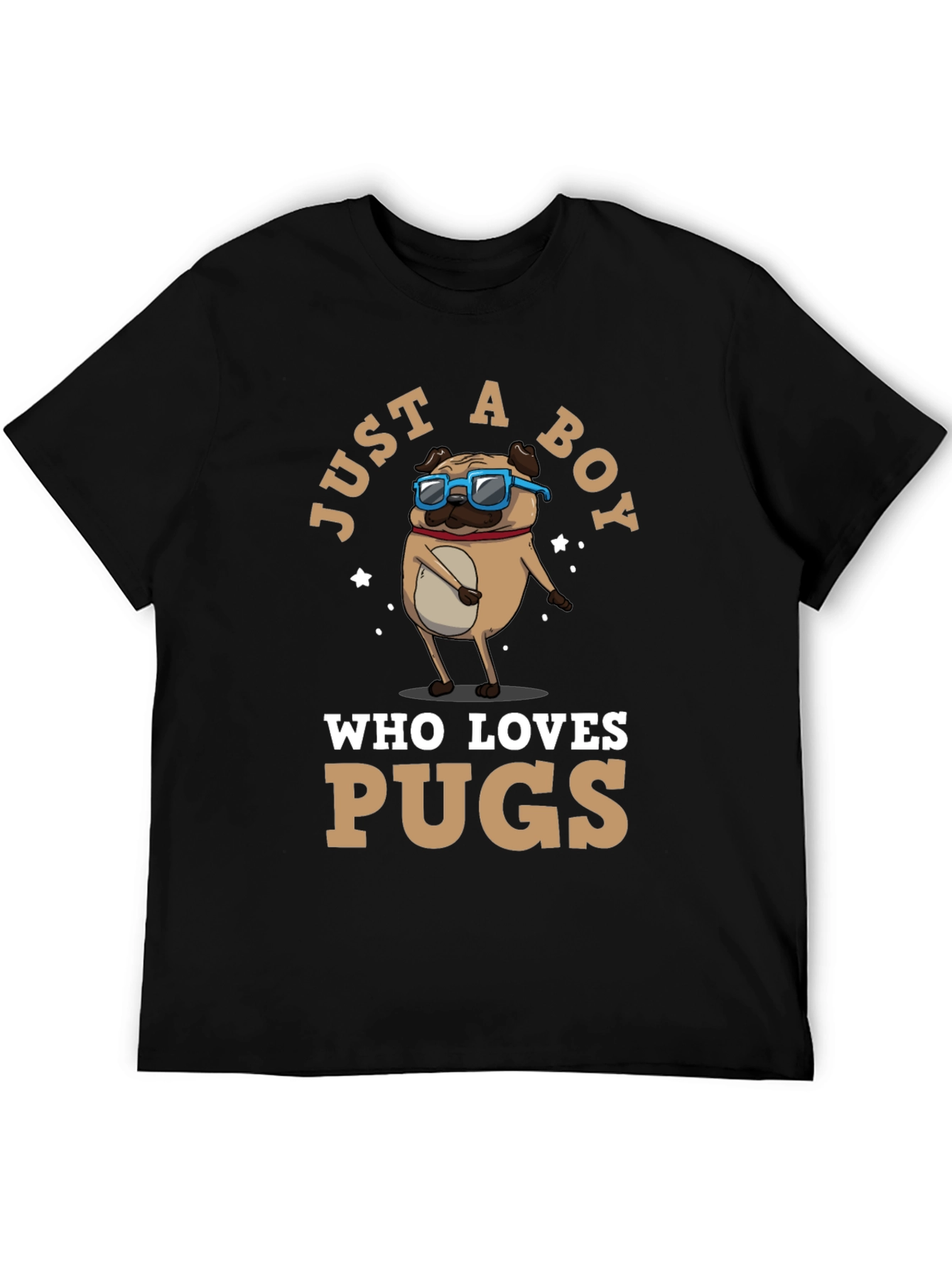 Just a Boy Who Loves Pugs T-Shirt