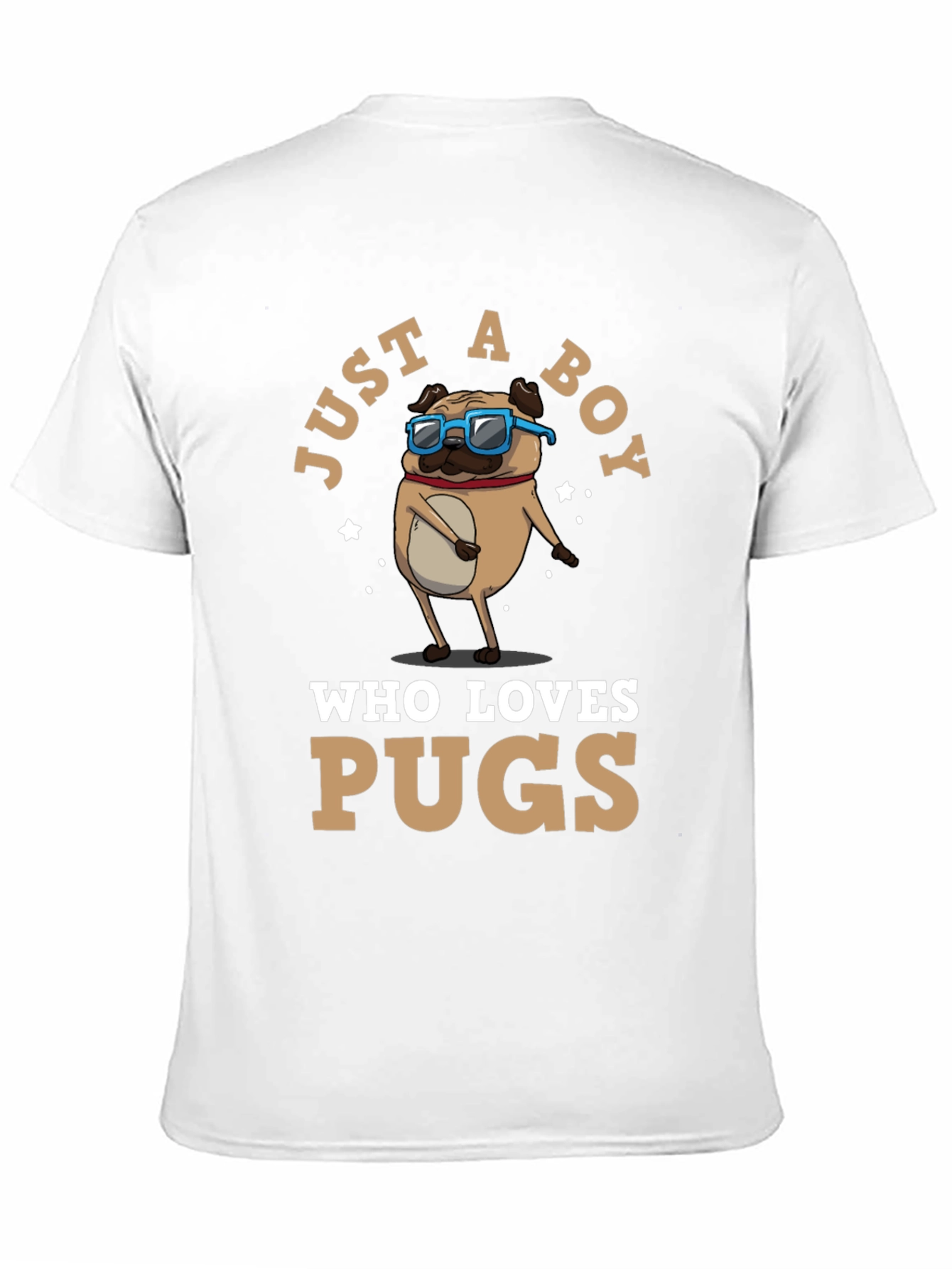 Just a Boy Who Loves Pugs T-Shirt