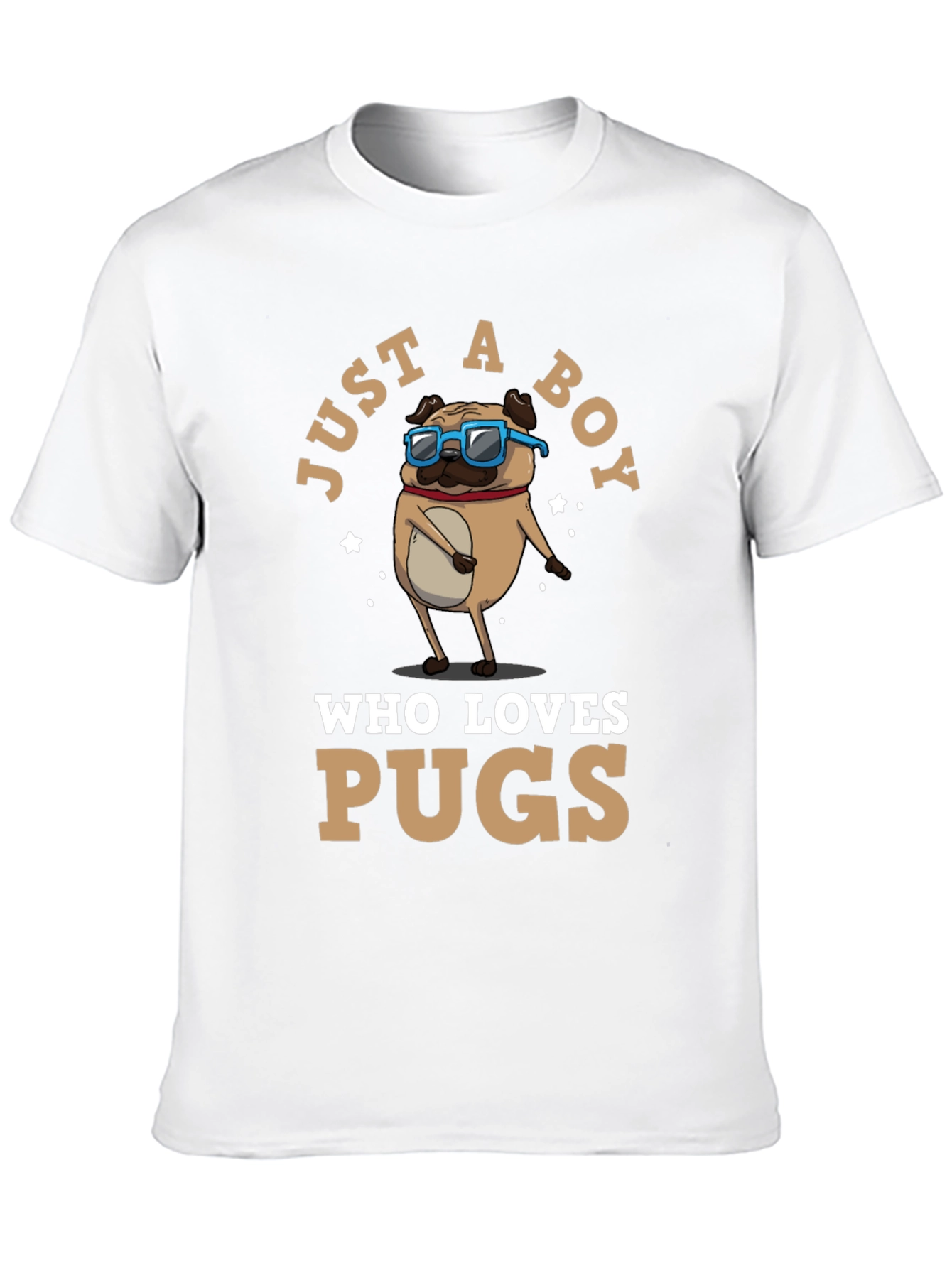 Just a Boy Who Loves Pugs T-Shirt