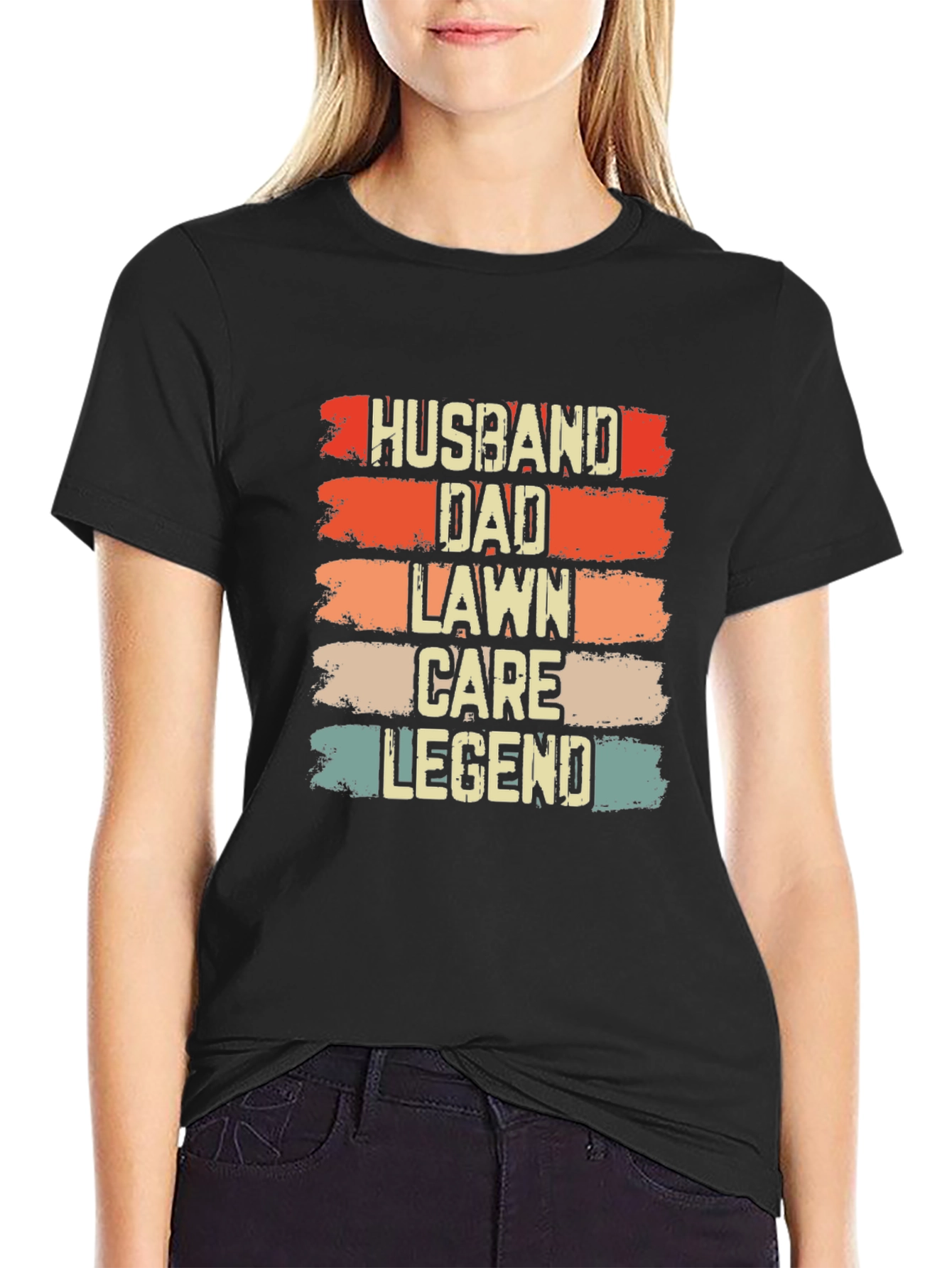 Husband Dad Lawn Care Legend Graphic Tee
