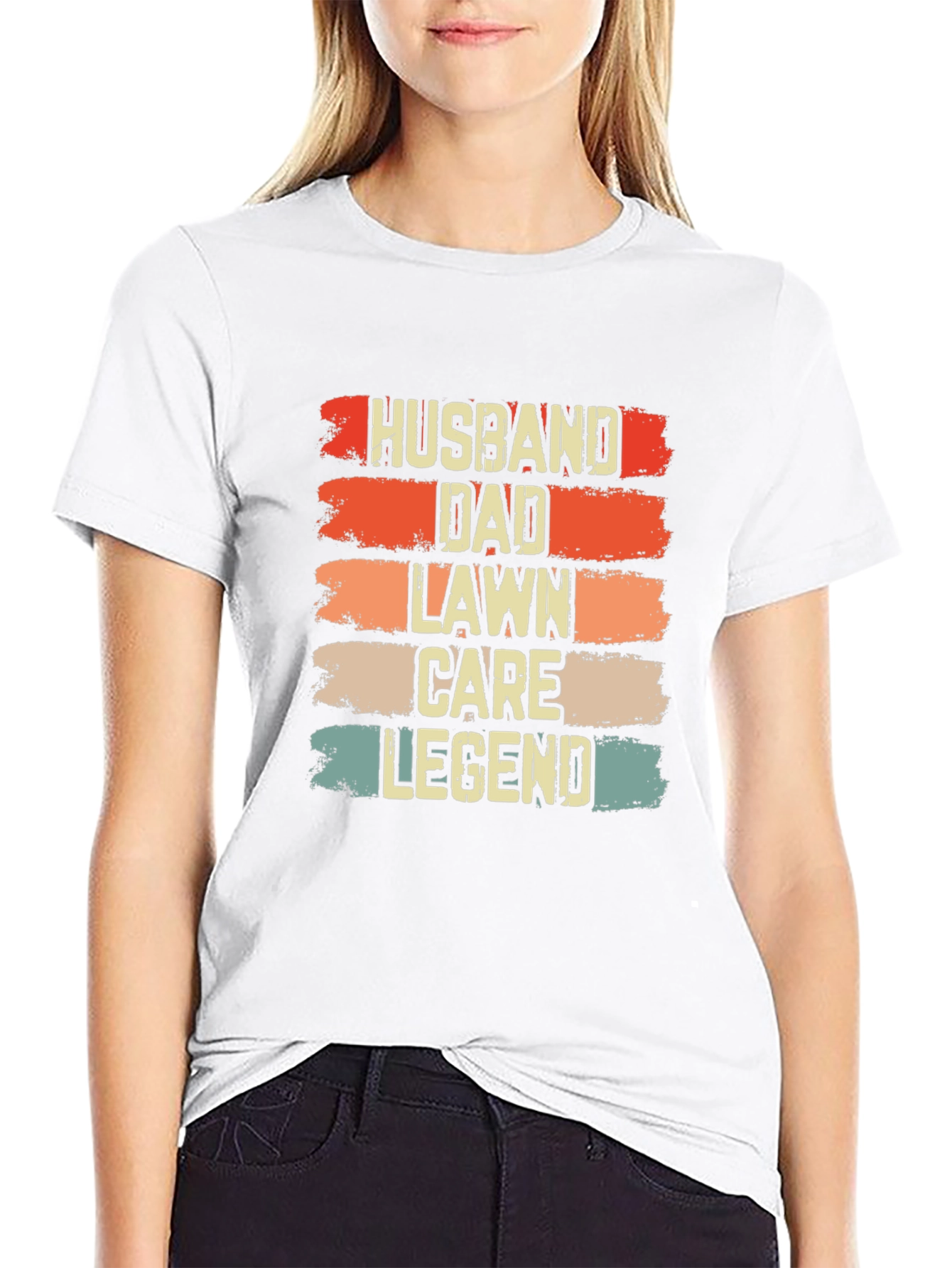 Husband Dad Lawn Care Legend Graphic Tee