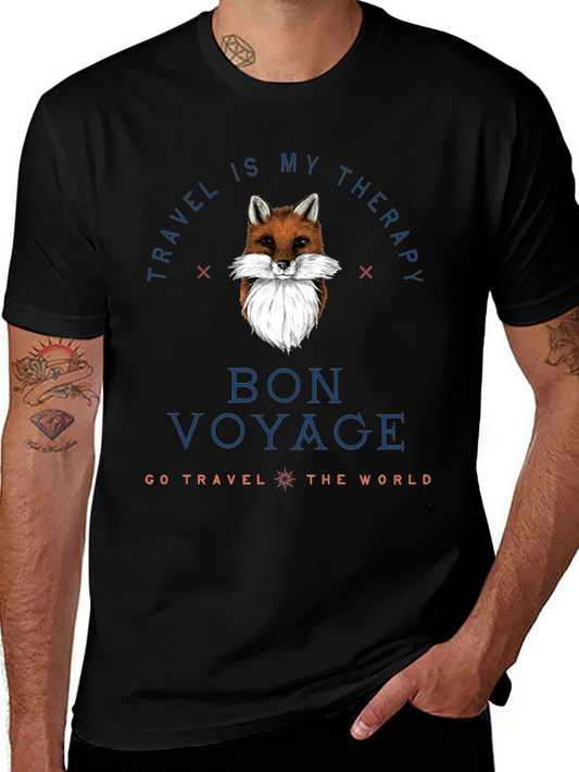 Travel Therapy Fox Graphic Tee