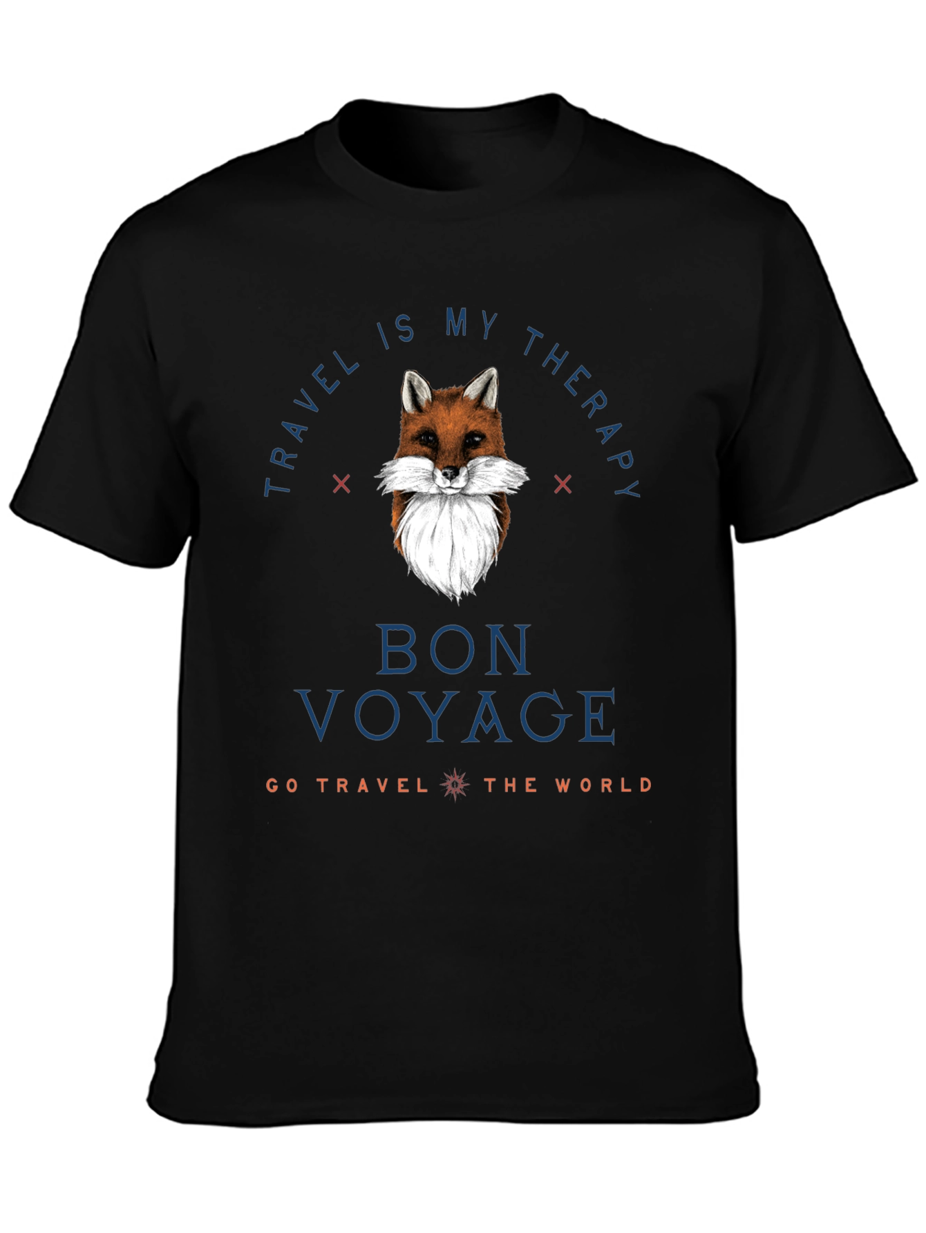 Travel Therapy Fox Graphic Tee