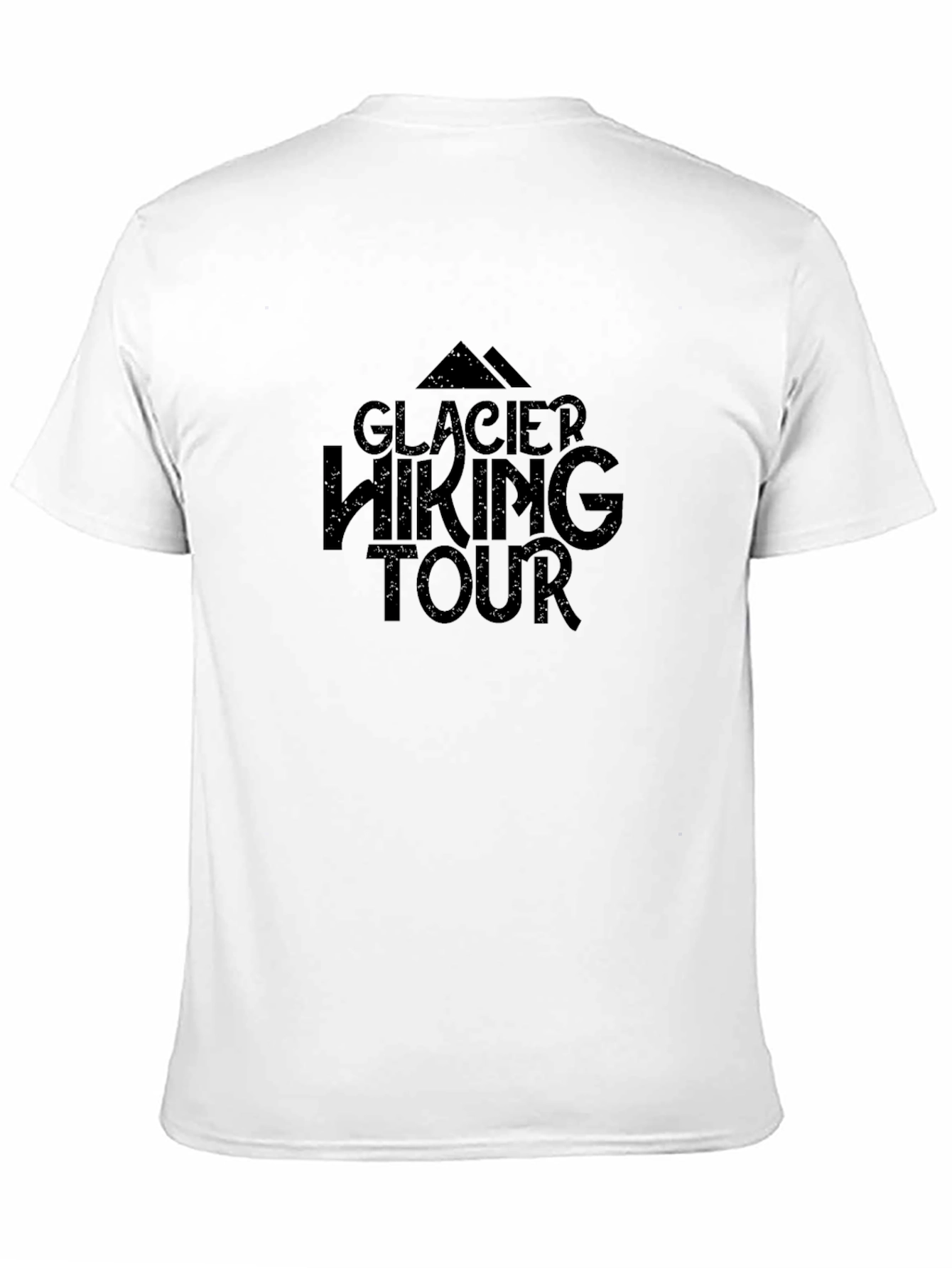 Glacier Hiking Tour Black Graphic Tee