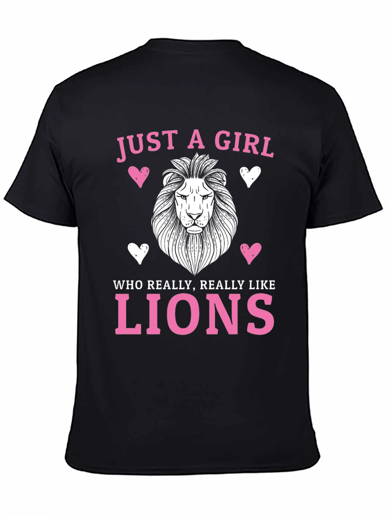 Just a Girl Who Loves Lions T-Shirt