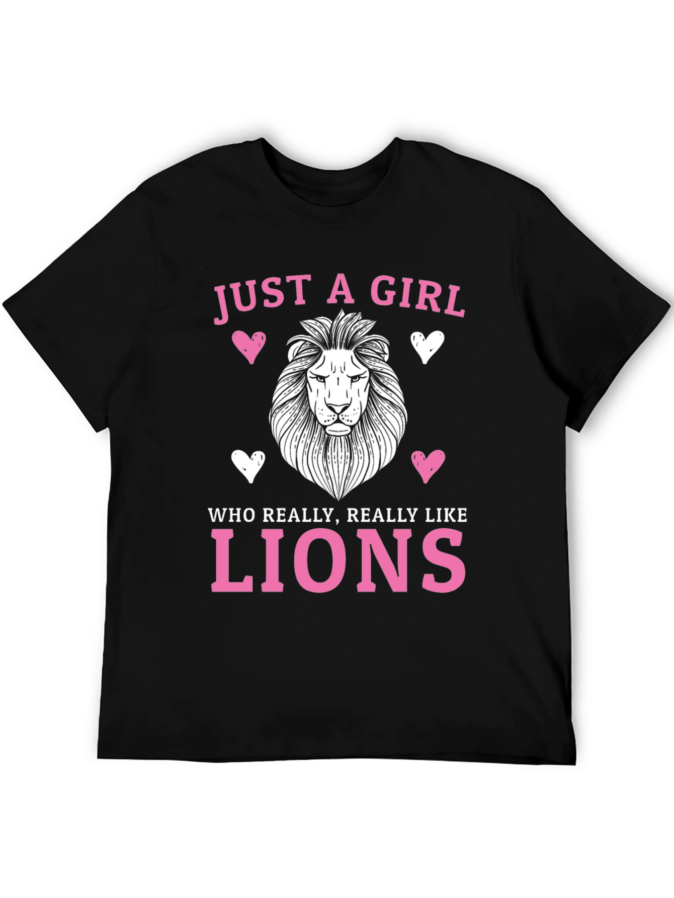 Just a Girl Who Loves Lions T-Shirt
