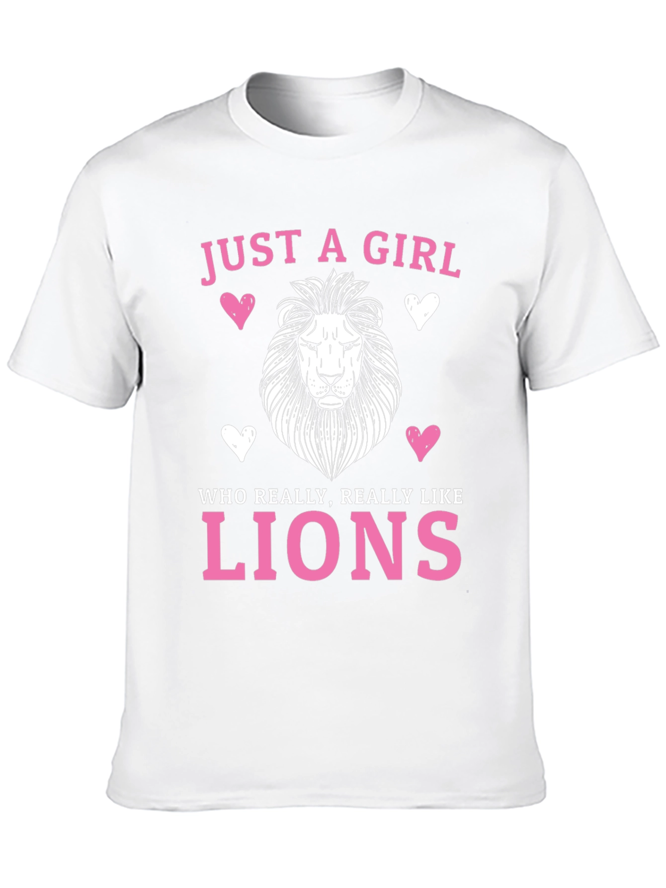 Just a Girl Who Loves Lions T-Shirt