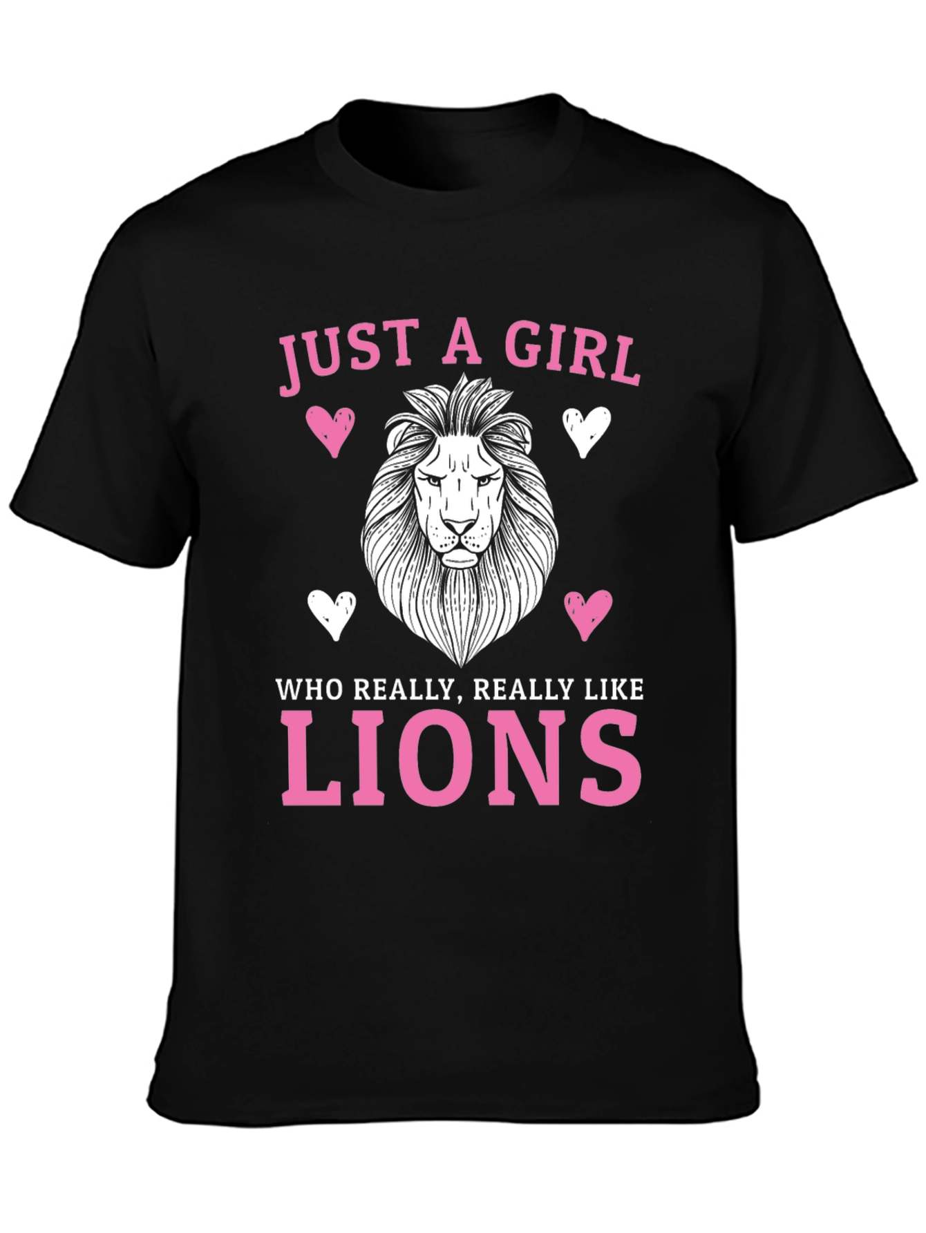 Just a Girl Who Loves Lions T-Shirt
