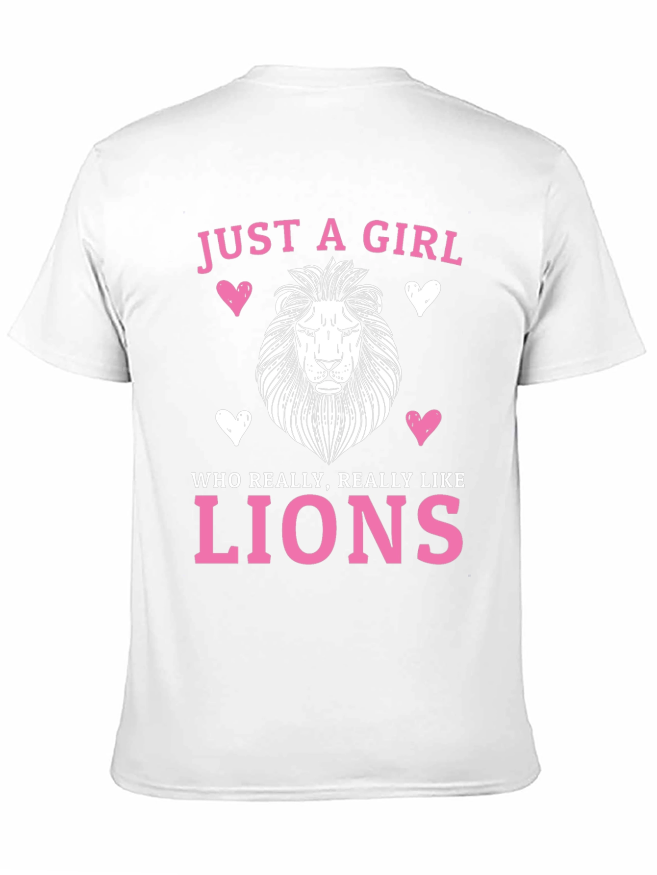 Just a Girl Who Loves Lions T-Shirt