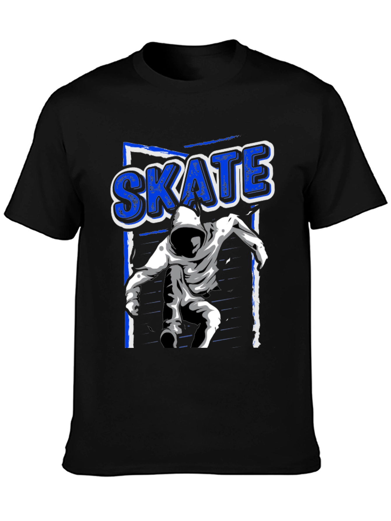 Skate T-Shirt - Urban Style Black Tee