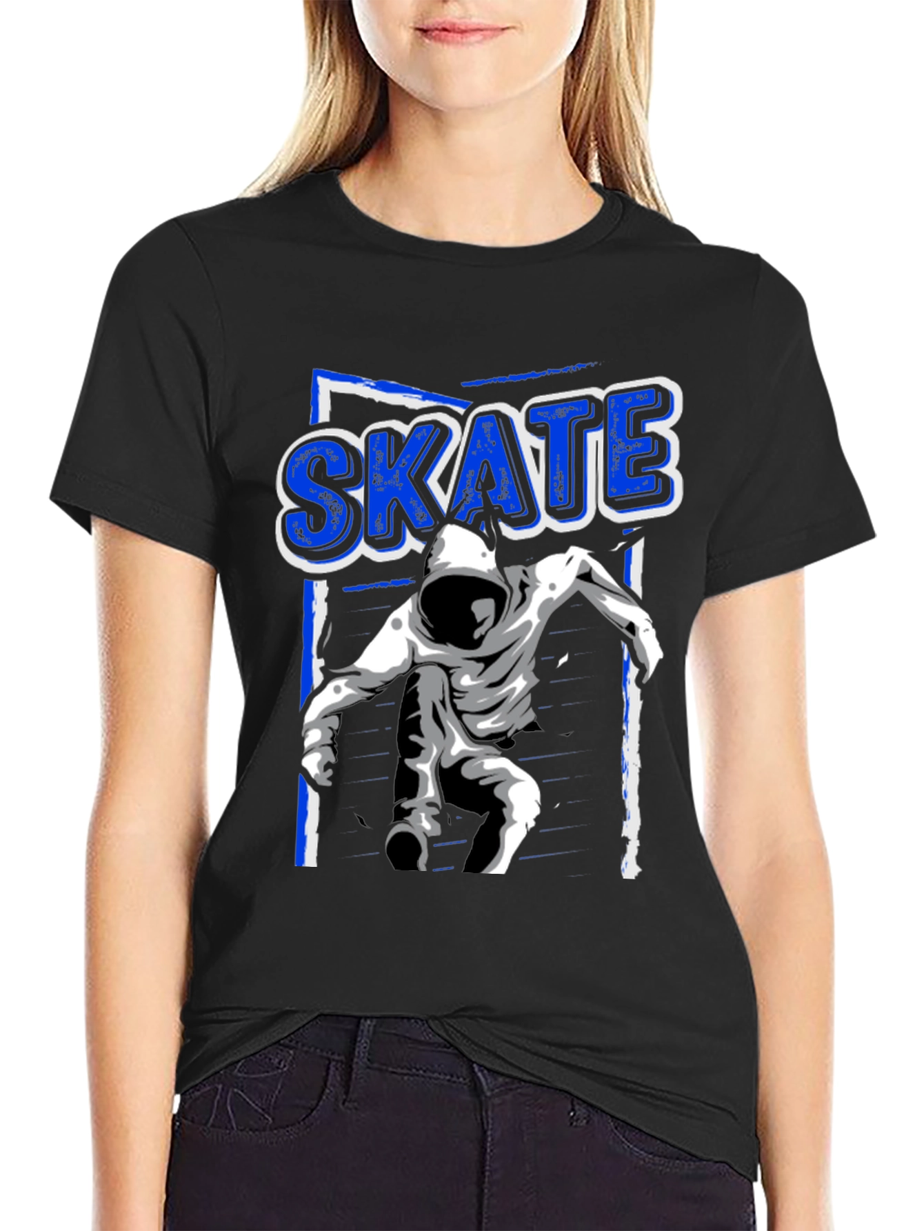 Skate T-Shirt - Urban Style Black Tee