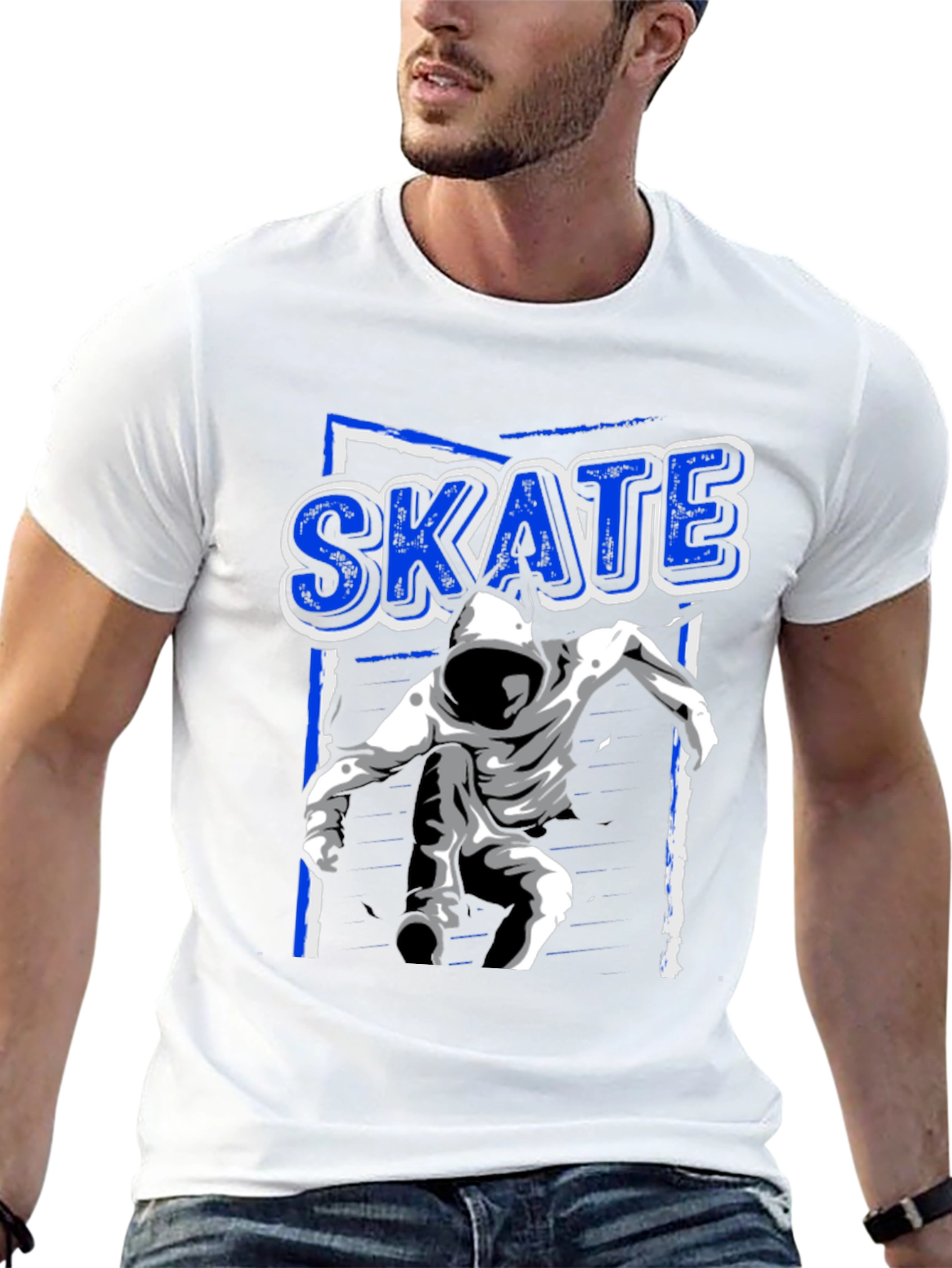 Skate T-Shirt - Urban Style Black Tee