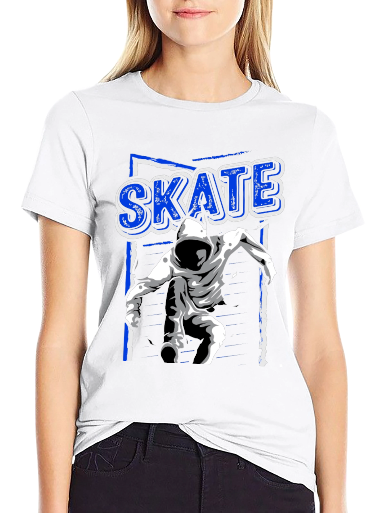 Skate T-Shirt - Urban Style Black Tee