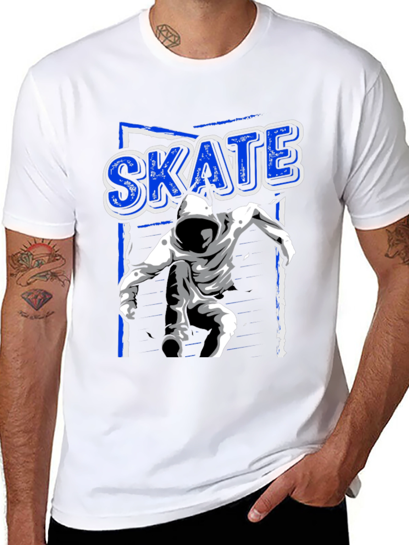 Skate T-Shirt - Urban Style Black Tee