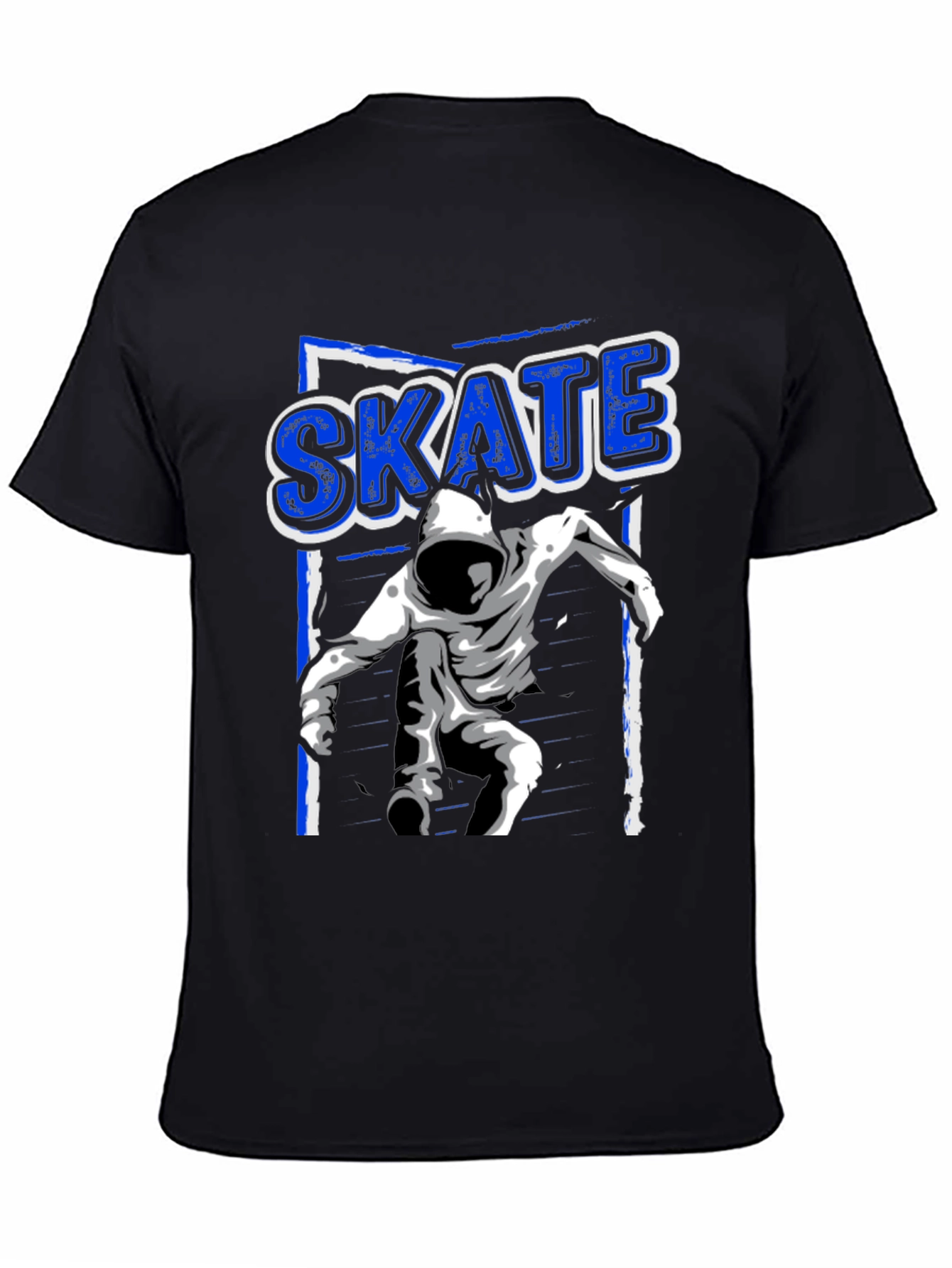 Skate T-Shirt - Urban Style Black Tee