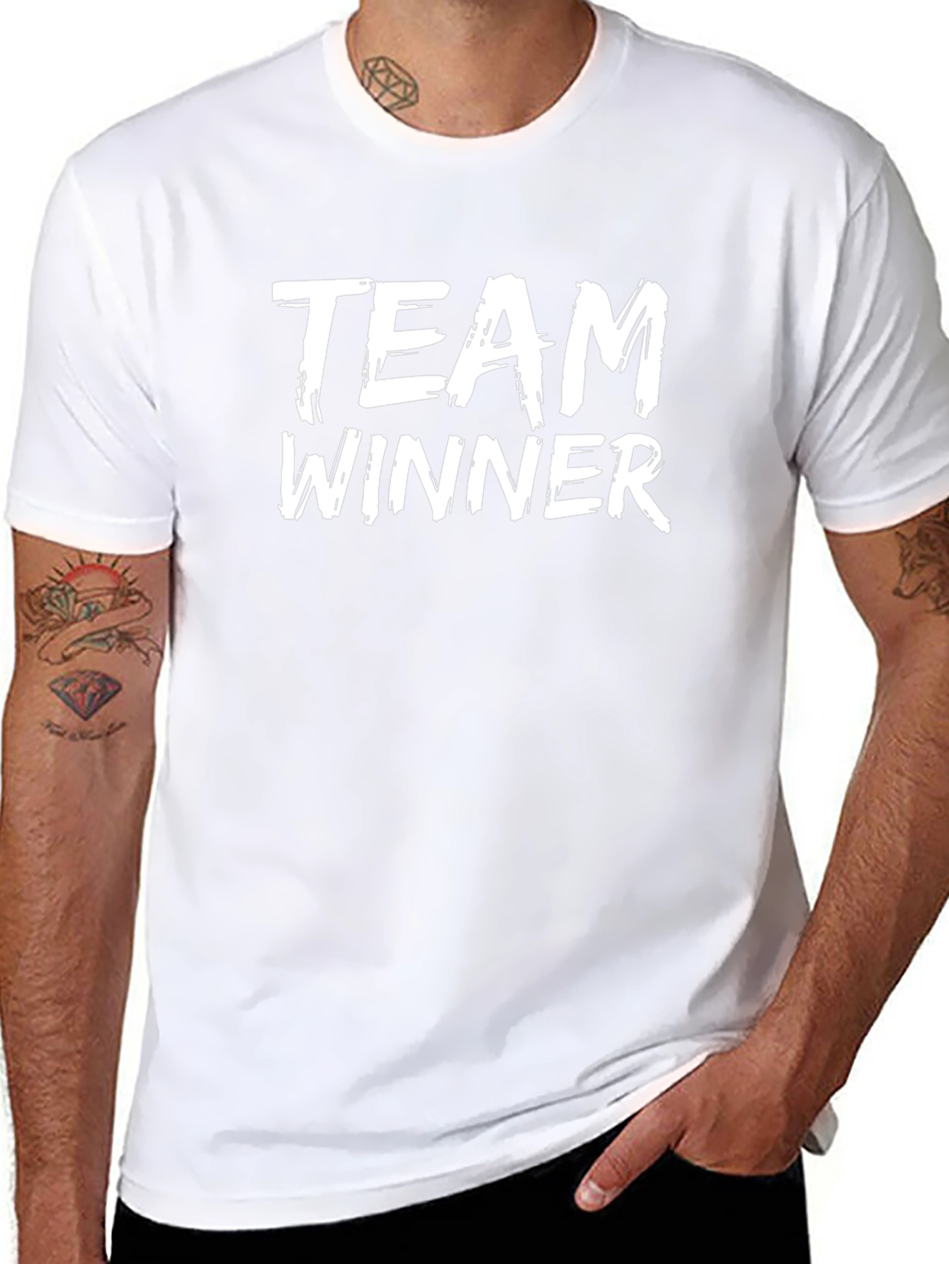 Team Winner Black Graphic Tee