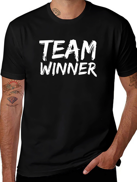 Team Winner Black Graphic Tee