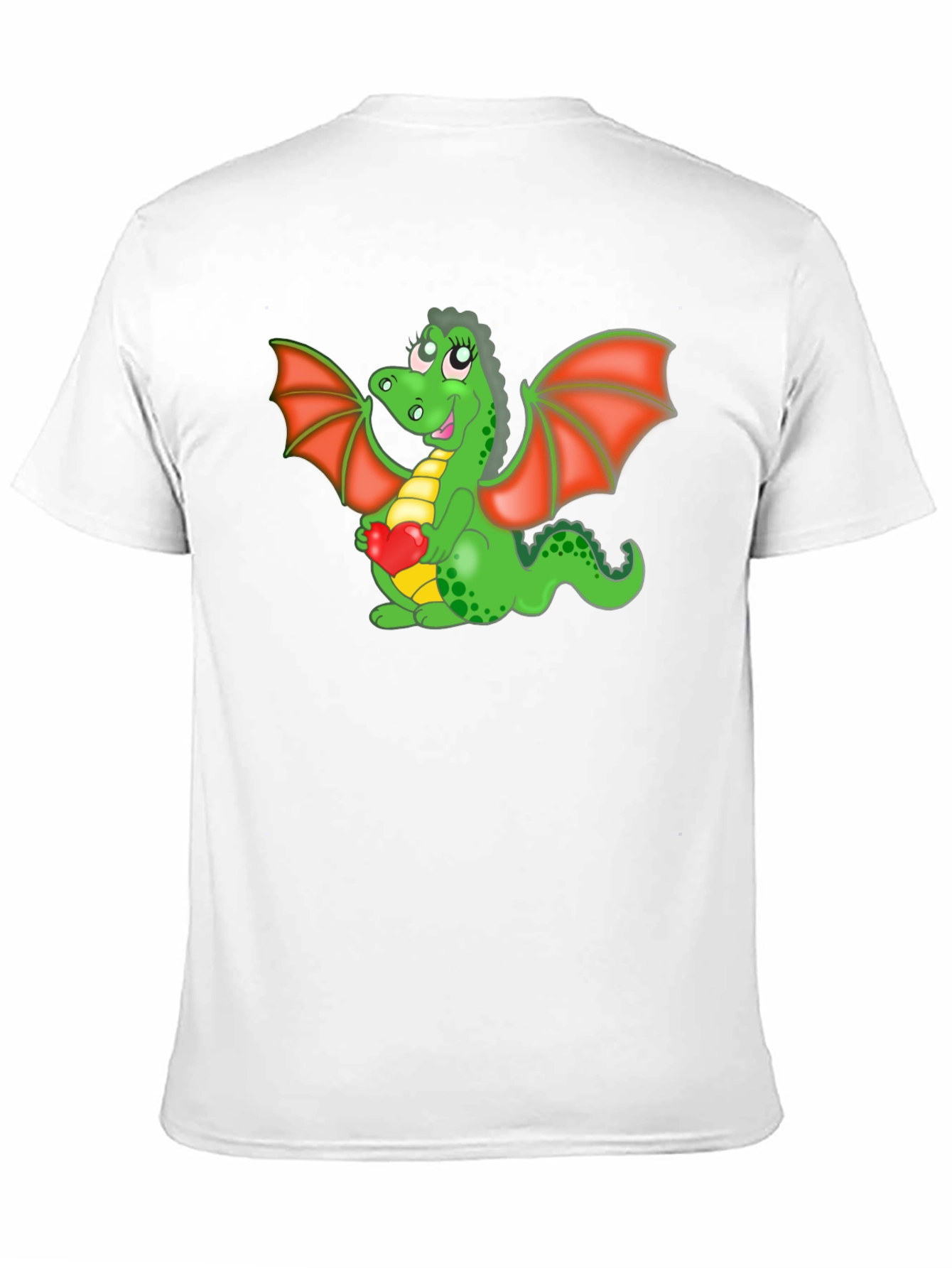 Cute Dragon Holding Heart T-Shirt