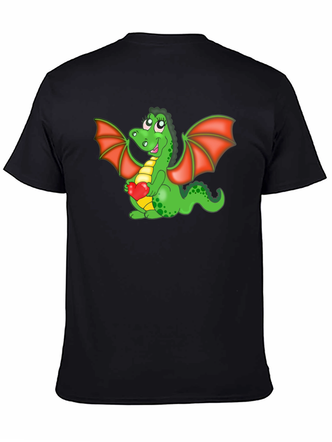Cute Dragon Holding Heart T-Shirt