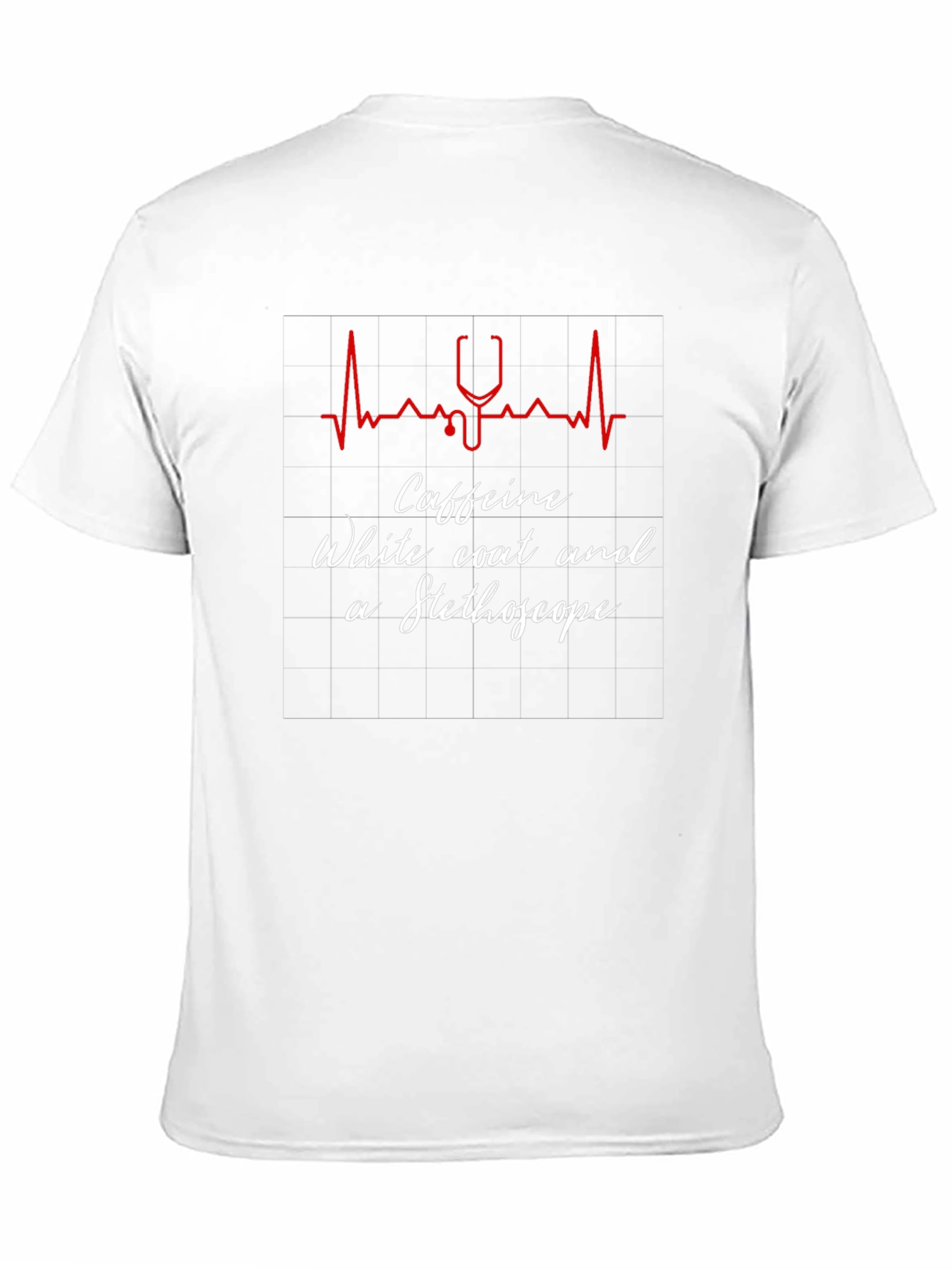 Caffeine Stethoscope Graphic Tee