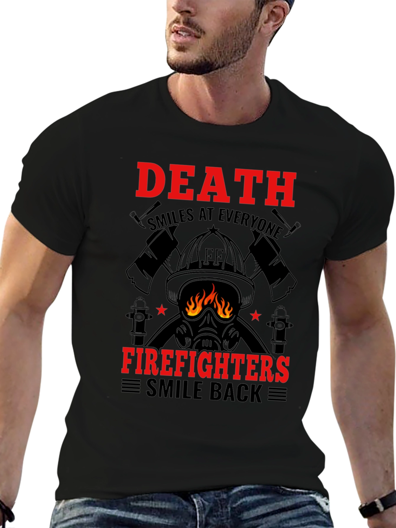 Firefighter Death Smiles T-Shirt