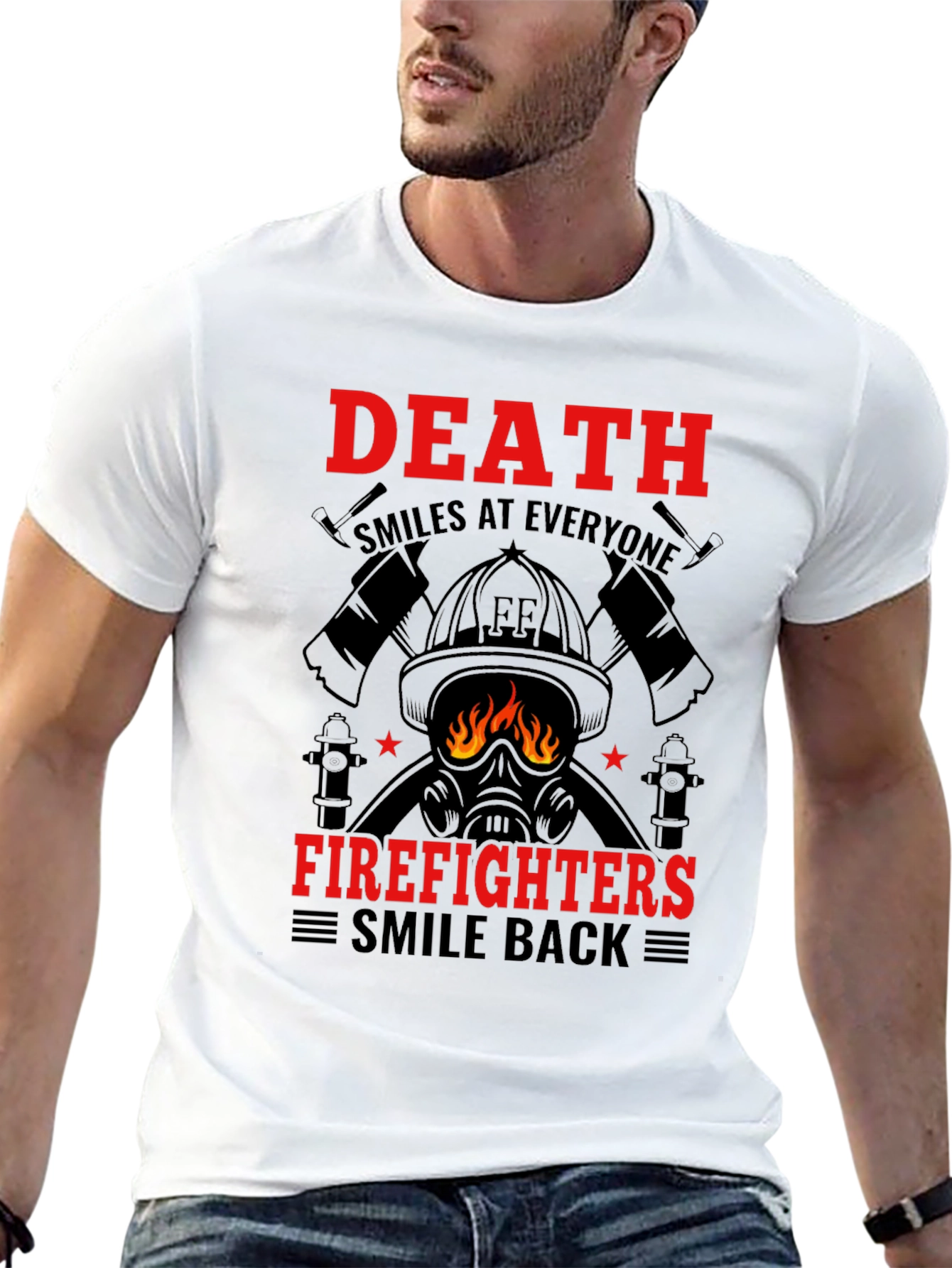 Firefighter Death Smiles T-Shirt