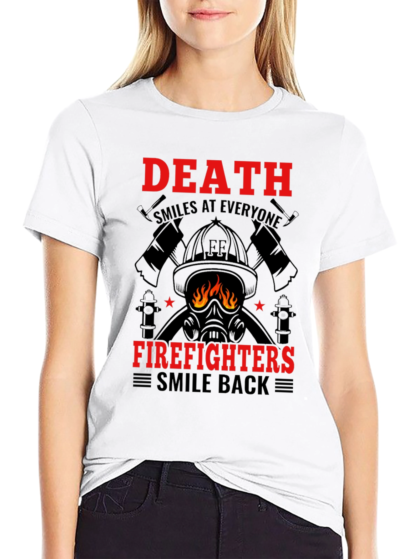 Firefighter Death Smiles T-Shirt