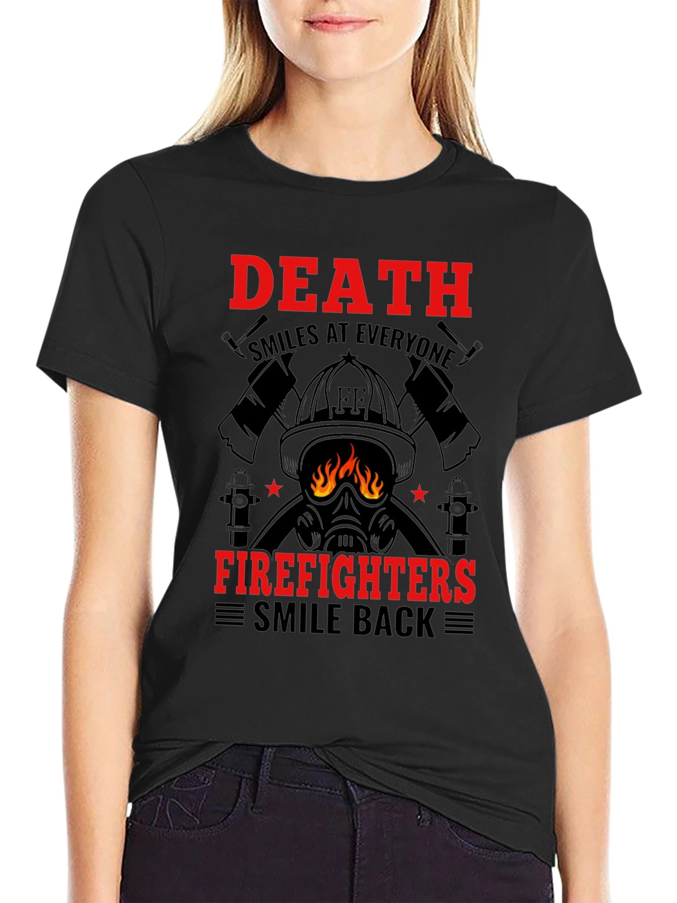 Firefighter Death Smiles T-Shirt