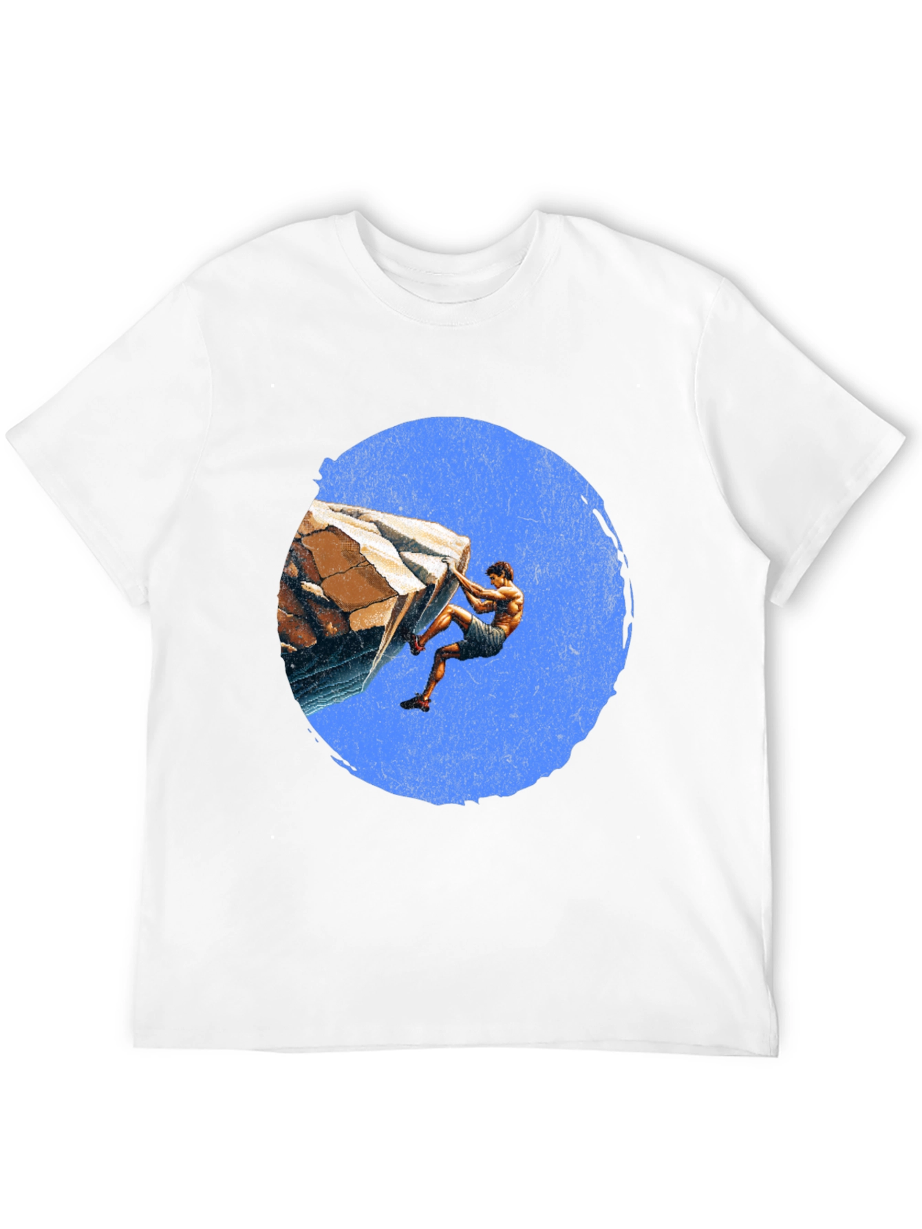 Rock Climbing Graphic Tee - Black