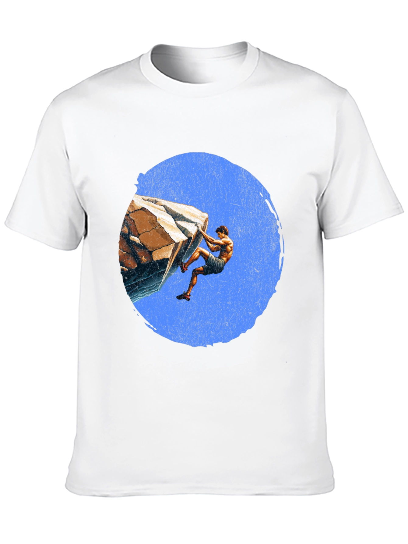 Rock Climbing Graphic Tee - Black