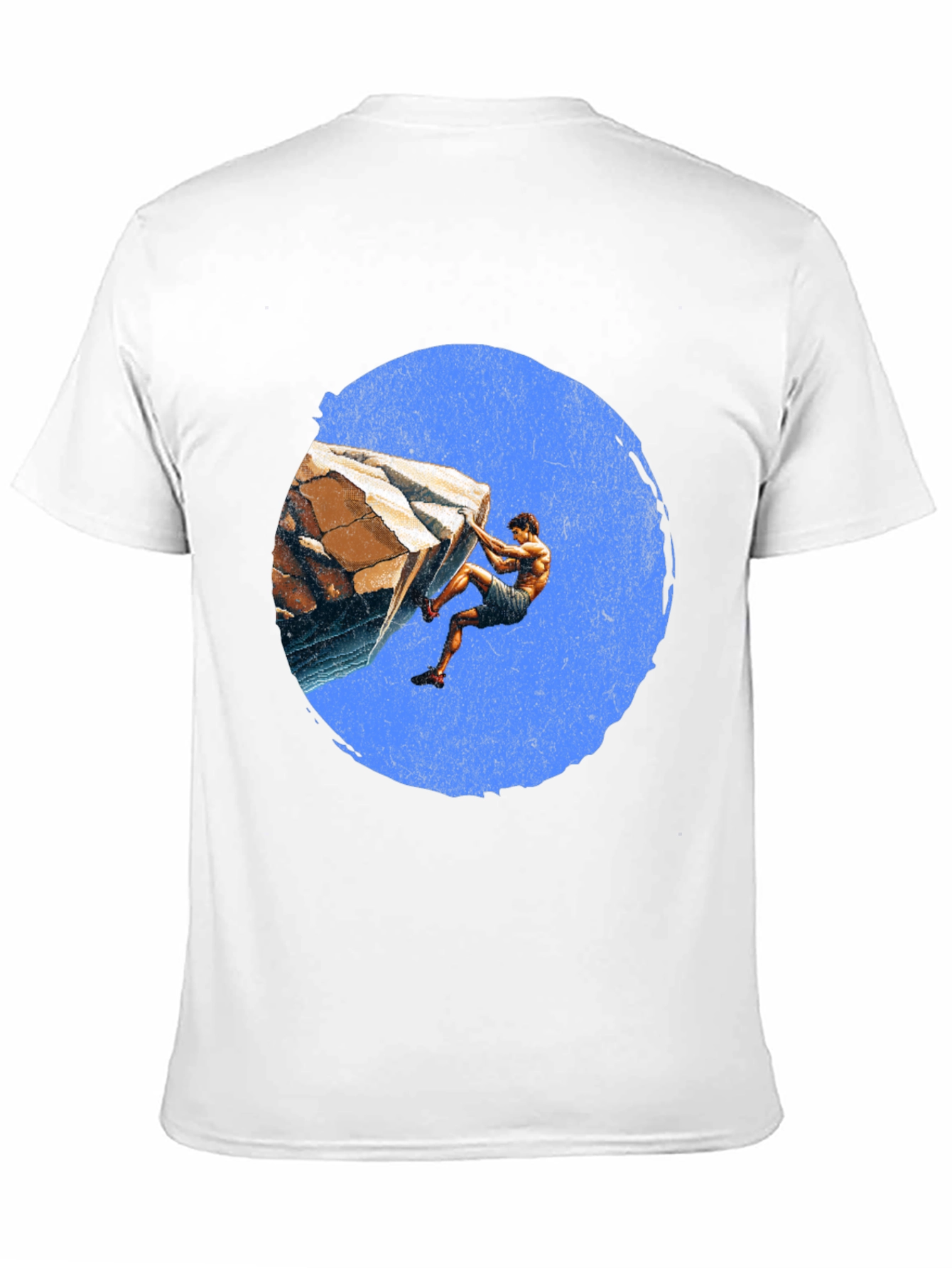 Rock Climbing Graphic Tee - Black