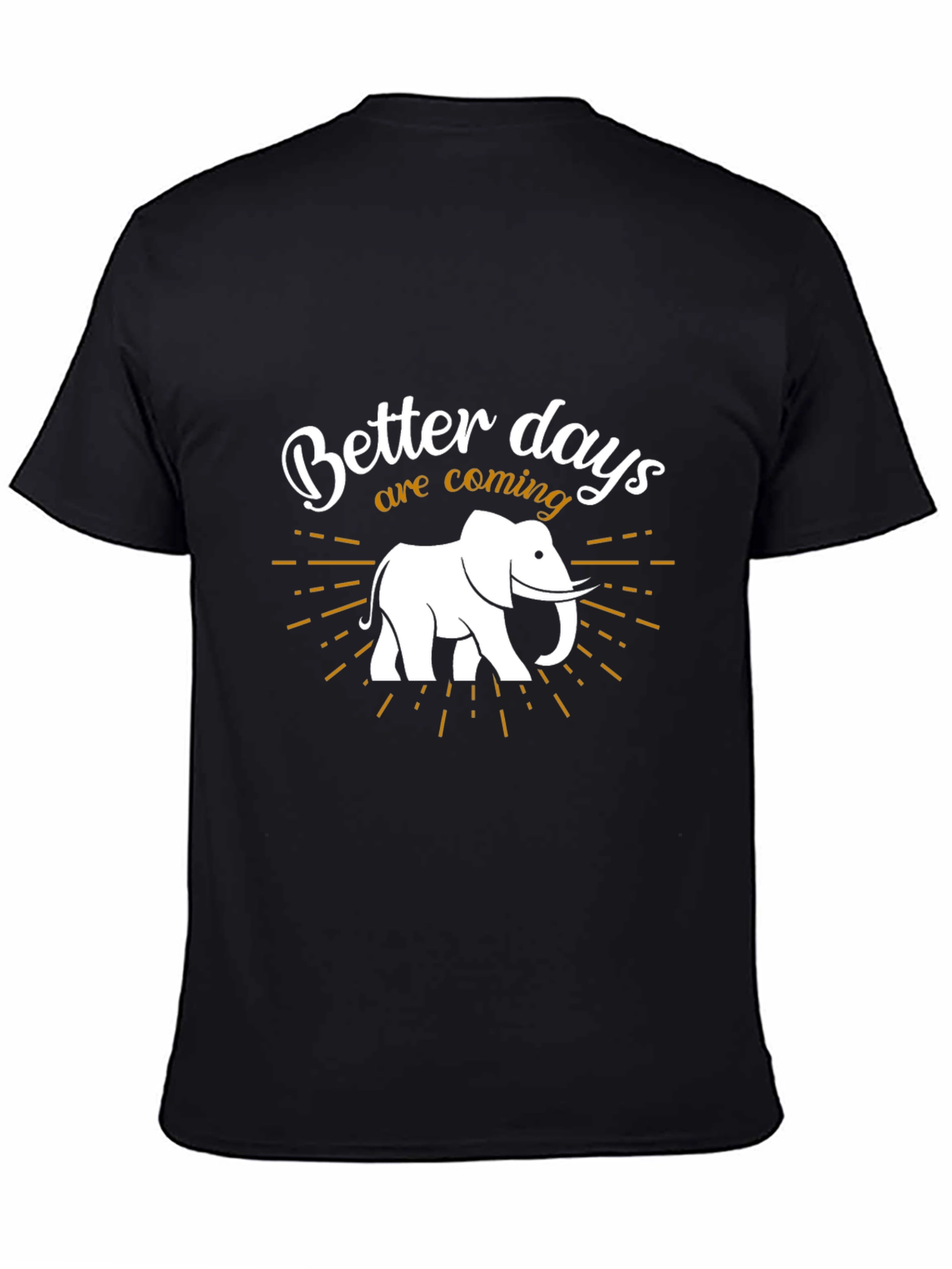 Better Days Elephant Graphic Tee - Stylish Comfort