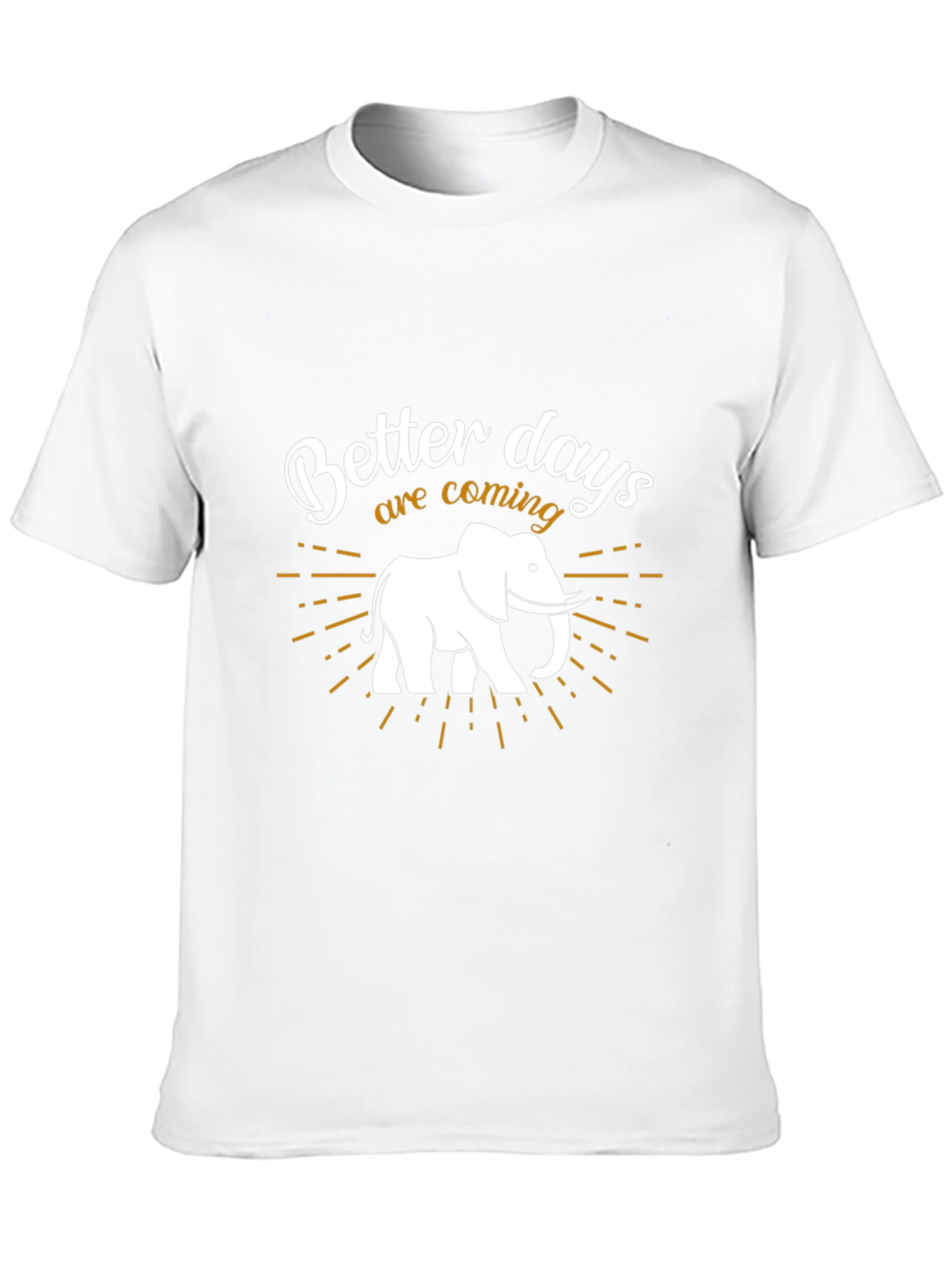 Better Days Elephant Graphic Tee - Stylish Comfort