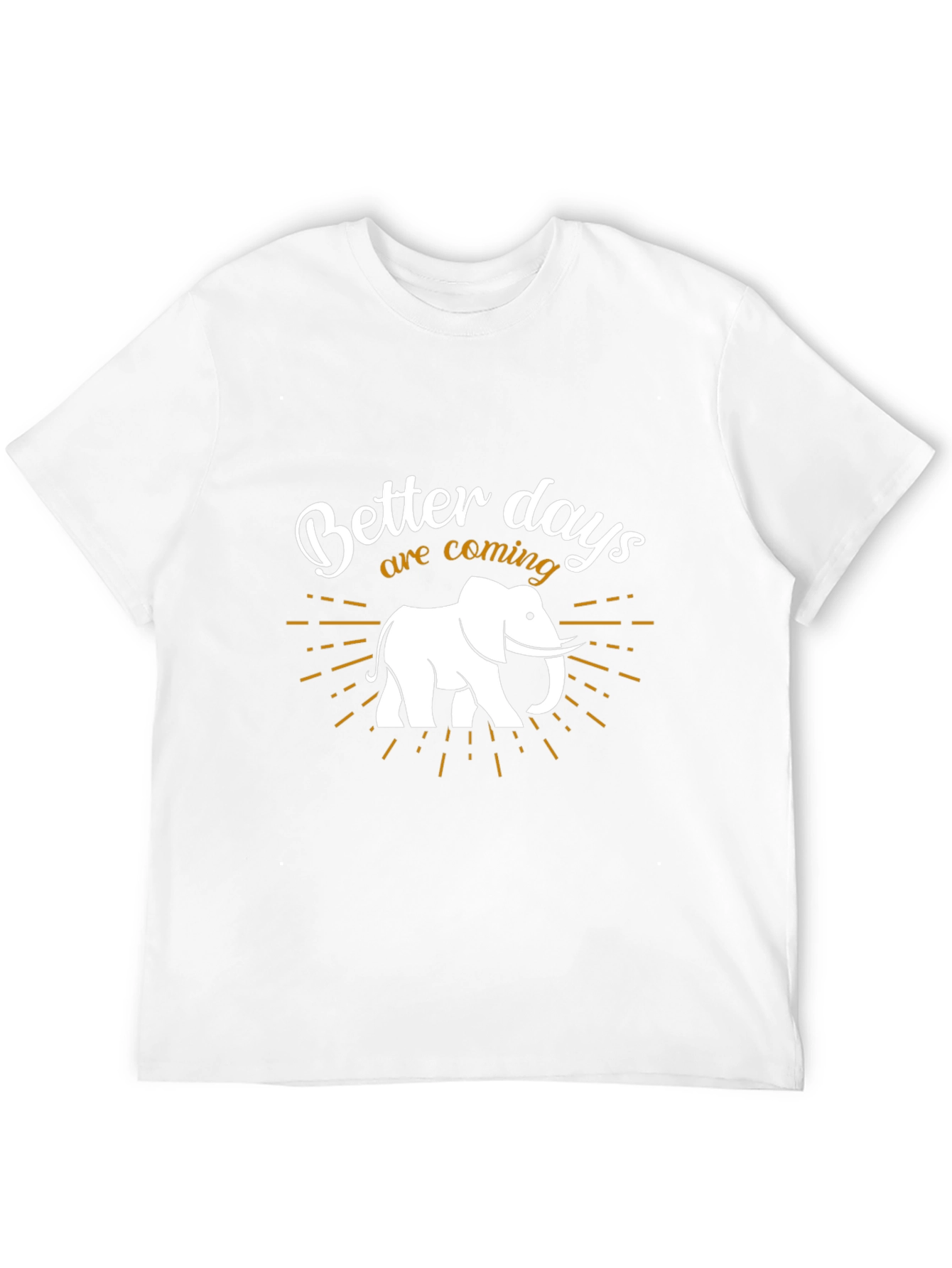 Better Days Elephant Graphic Tee - Stylish Comfort
